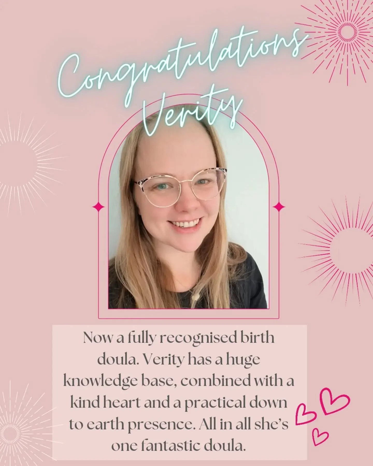 ✨ A HUGE congratulations to Verity! ✨

We&rsquo;re absolutely delighted to announce that Verity is now  a Recognised Doula.

Verity has a real passion for supporting families to feel informed, empowered and confident in their choices, with a particul