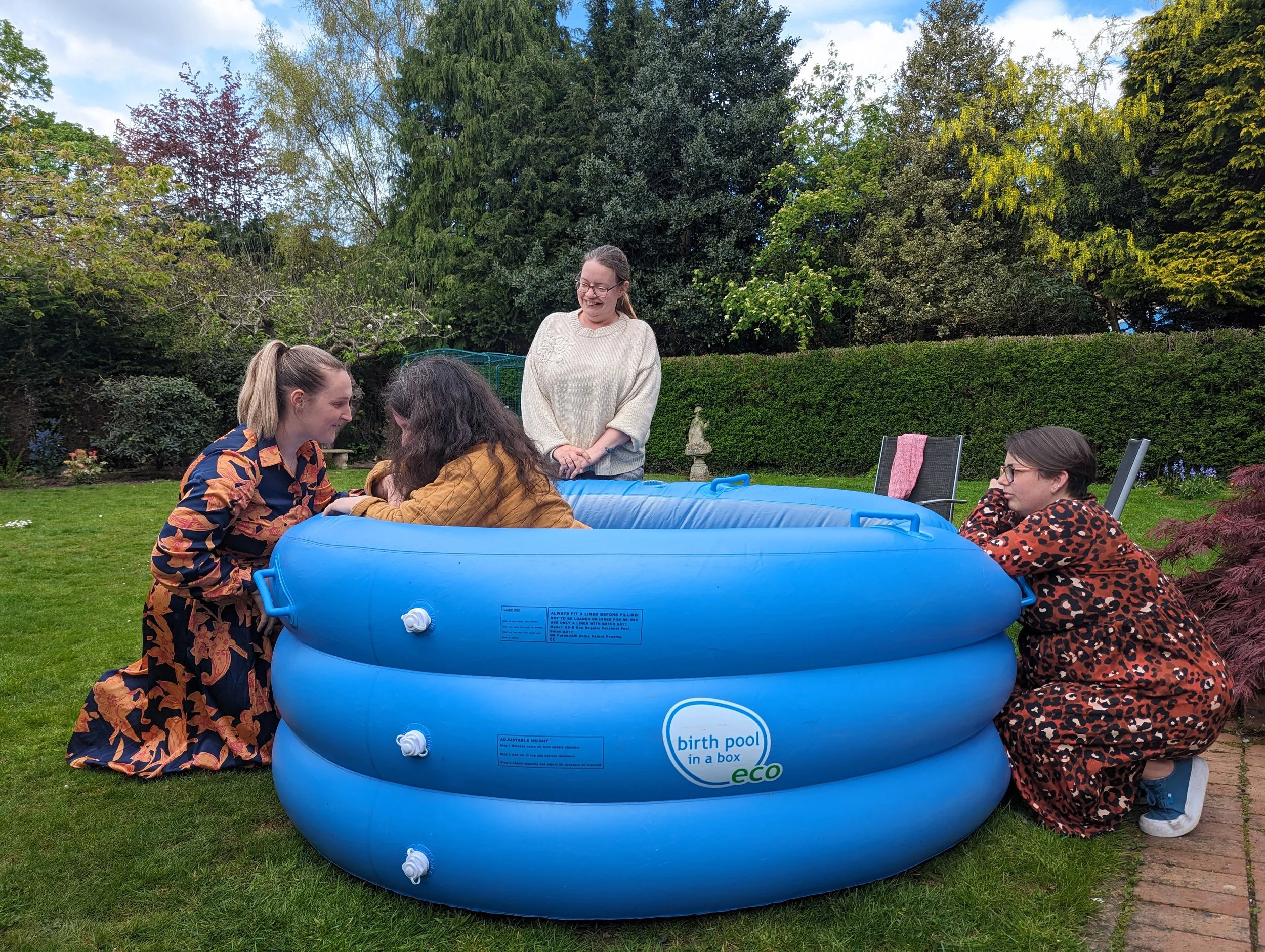 Birth pool scenario birth doula training UK approved