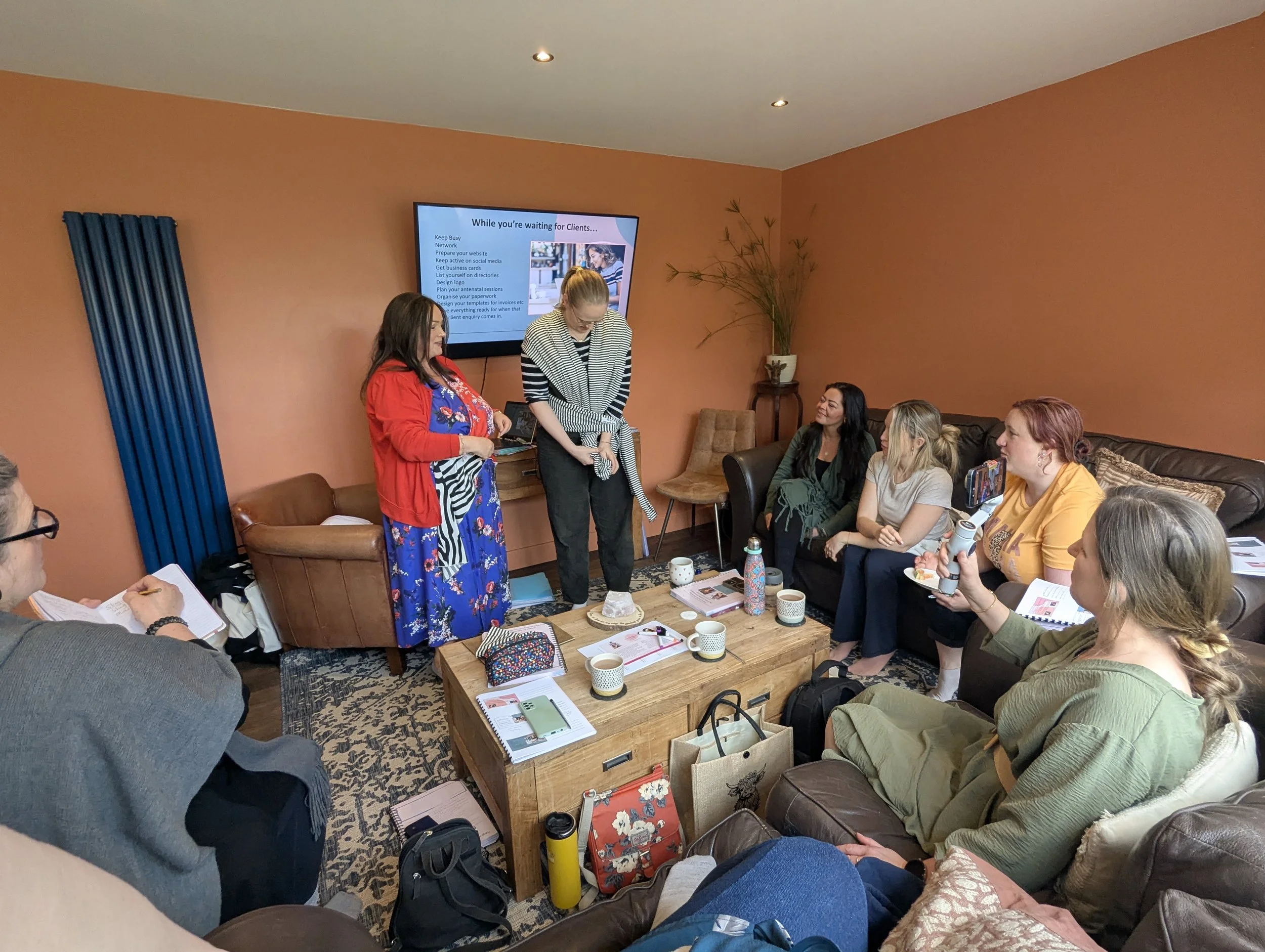 Doula training UK in person, hands on