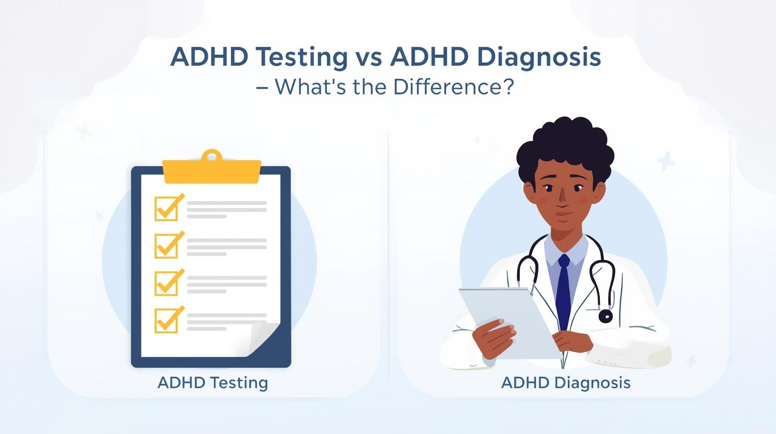 ADHD Testing vs ADHD Diagnosis — What’s the Difference?