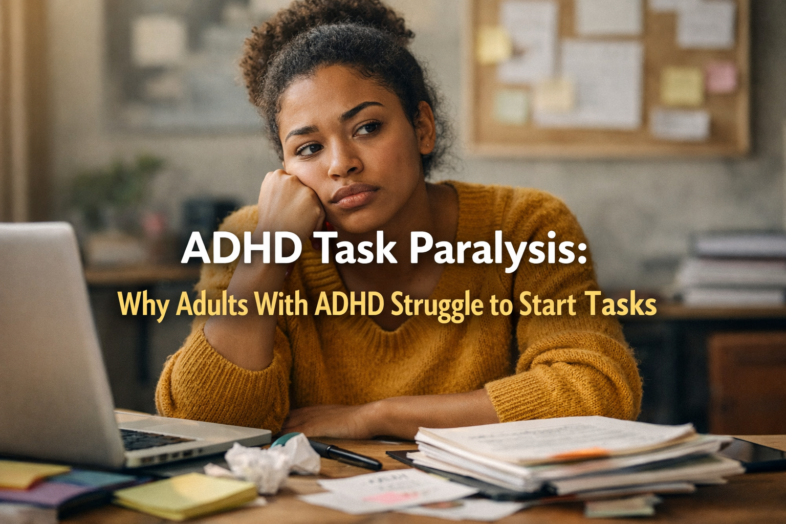 ADHD Task Paralysis: Why Adults With ADHD Struggle to Start Tasks