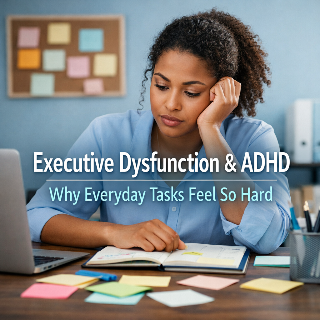 Executive Dysfunction in Adults With ADHD: Why Everyday Tasks Feel So Hard