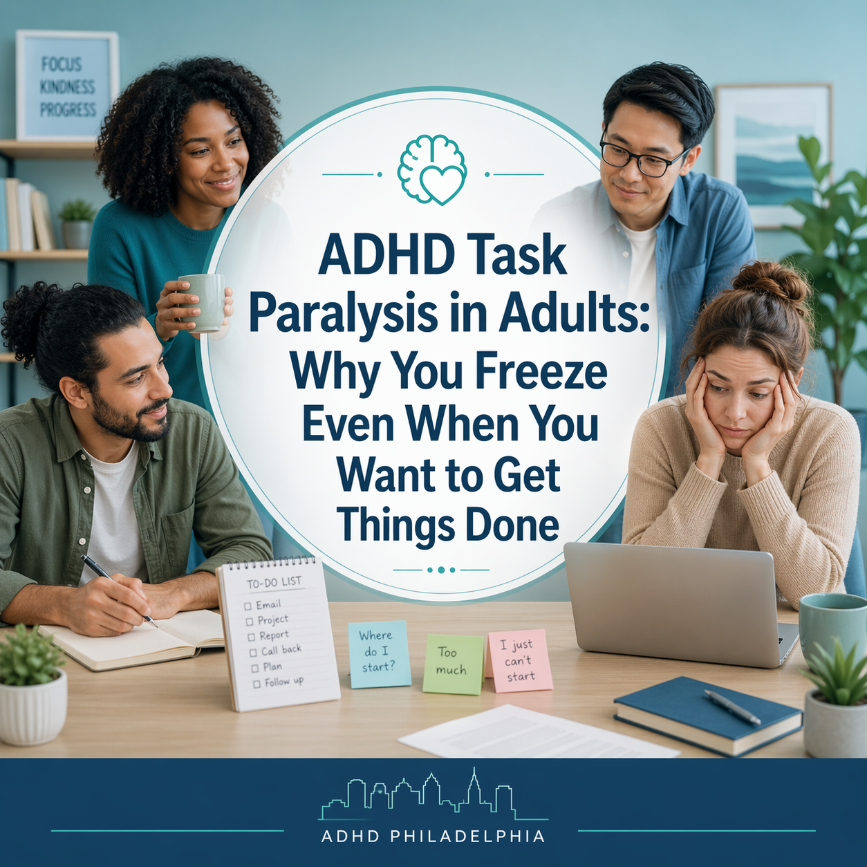 ADHD Task Paralysis in Adults: Why You Freeze Even When You Want to Get Things Done