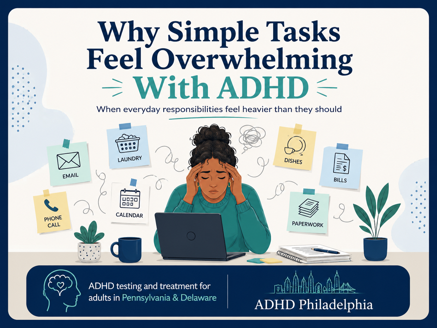 Why Adult ADHD Makes Simple Tasks Feel Overwhelming