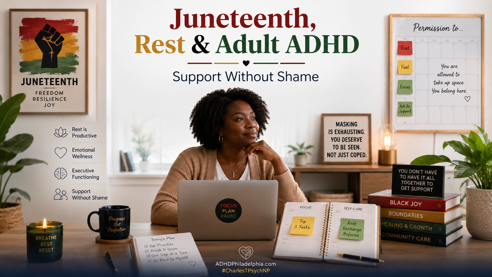 Juneteenth, Rest, and Why Black Adults With ADHD Deserve Support Without Shame