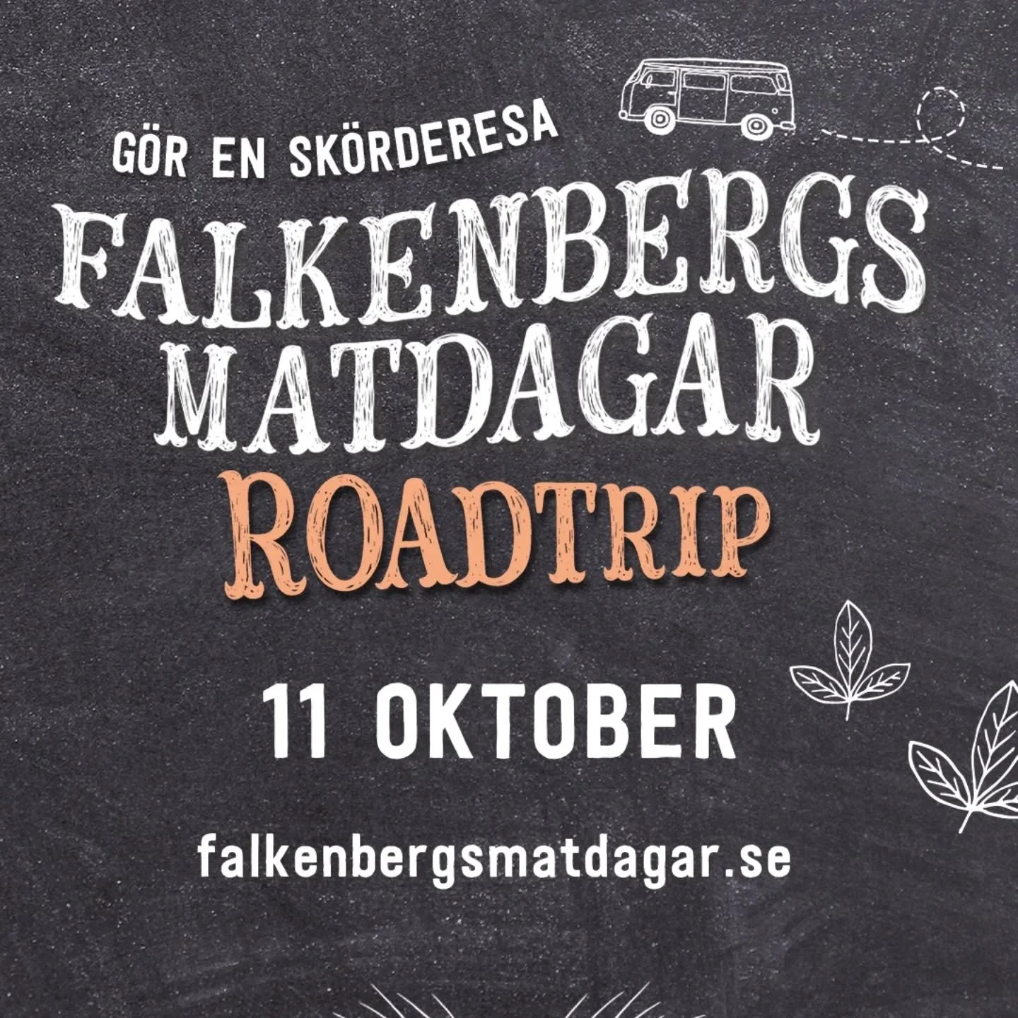 Boka den 11/10 i era kalendrar f&ouml;r att ge er ut p&aring; Road trip bland alla h&auml;rliga bes&ouml;ksm&aring;l i Falkenberg!🚗🛵🚜🚲

Vi laddar upp med massor av goda smakprover och n&aring;gra fina erbjudanden.😋 

Gl&ouml;m inte kylv&auml;ska