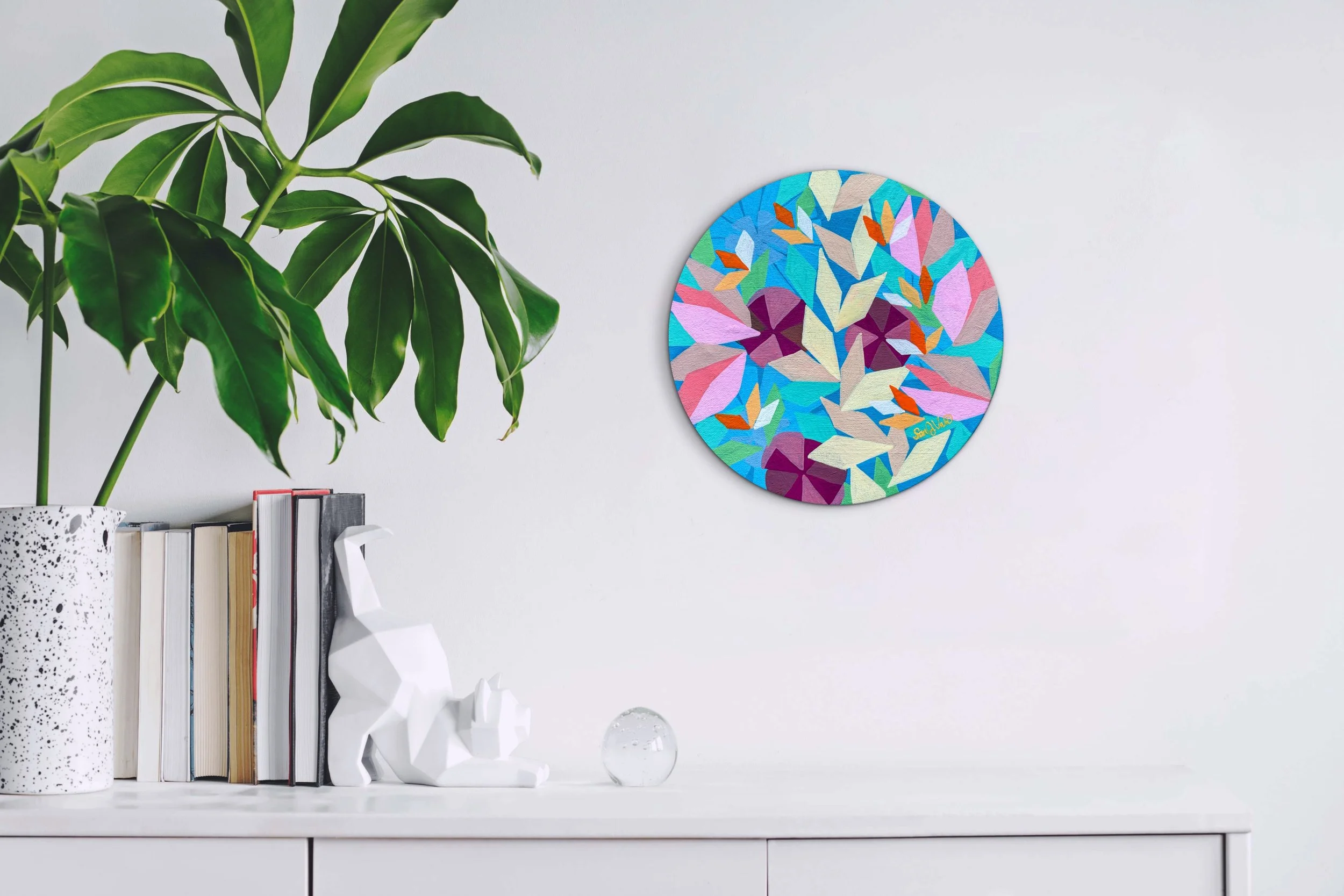 Origami Tulips | 8" x 8"