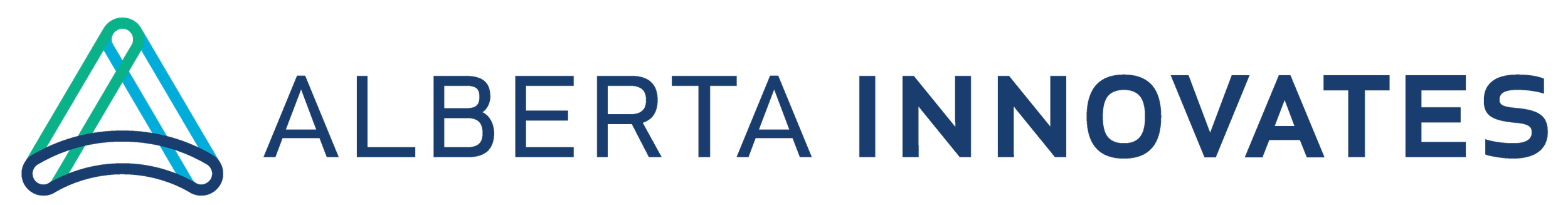 Alberta Innovates logo with a stylized conical shape and the words Alberta Innovates