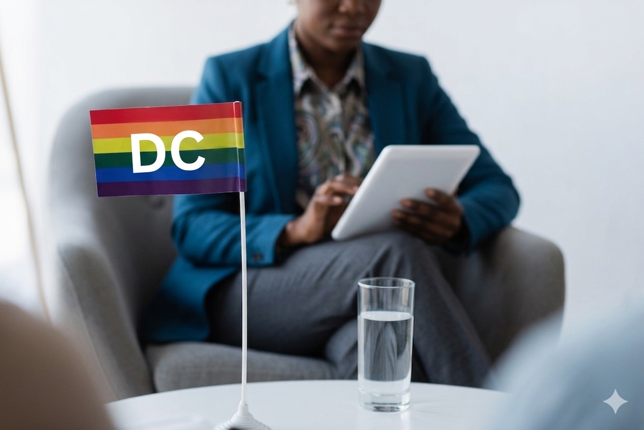 LGBTQ+ Affirming Therapy in Washington DC — Thoughtful, Identity-Aware Support