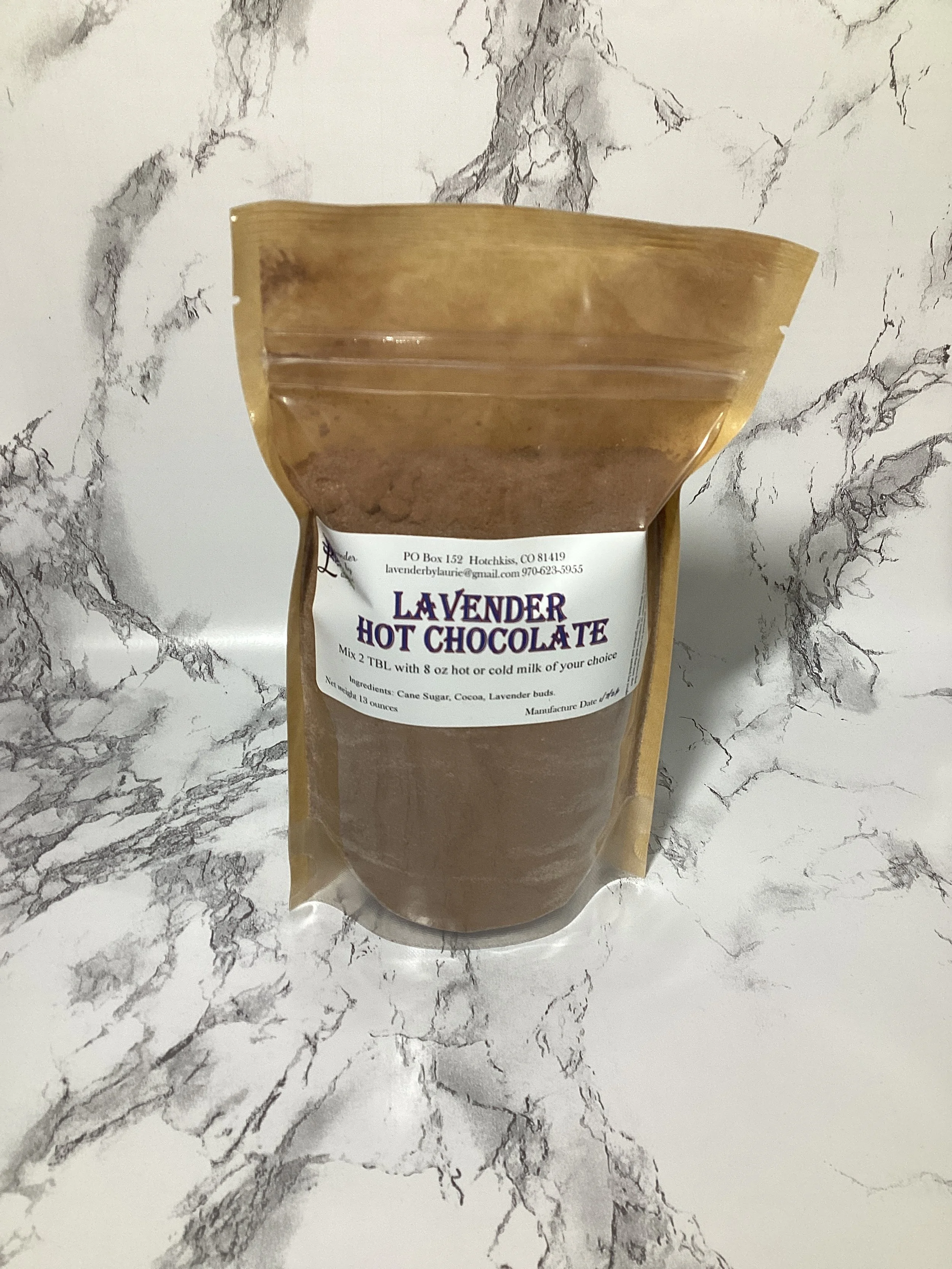 Lavender Hot Chocolate Mix