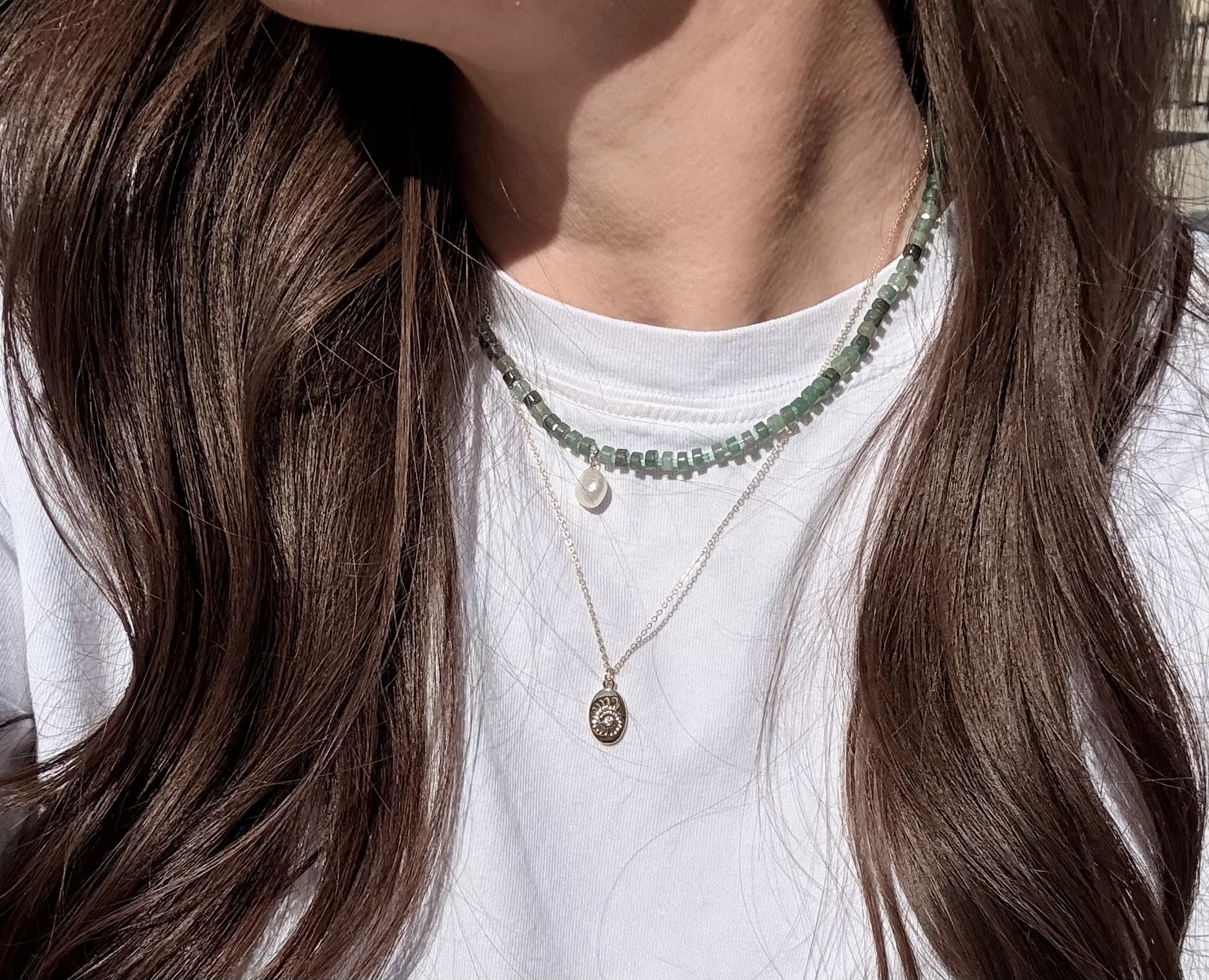 Jade Heishi Necklace