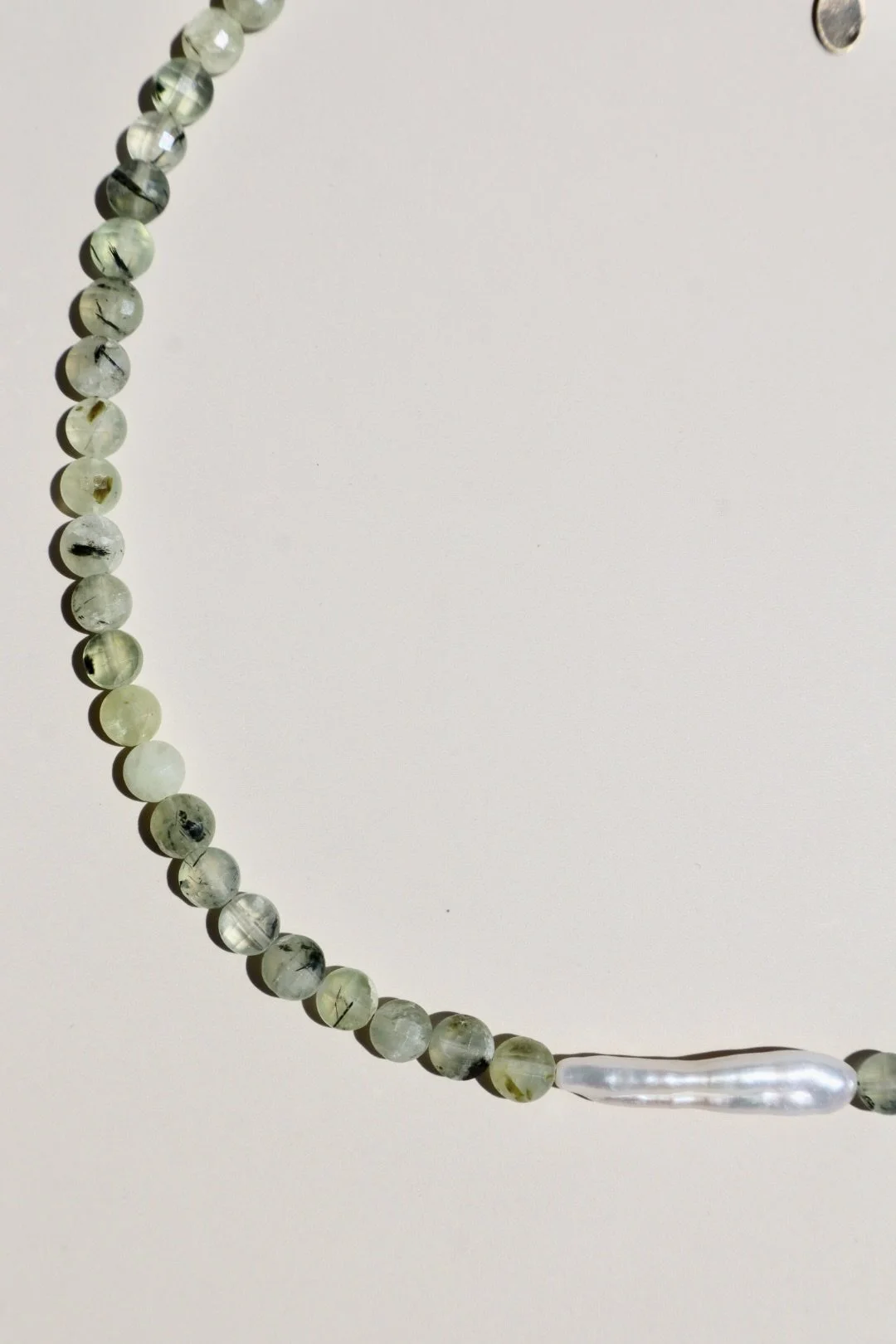 NEW Prehnite Gemstone Necklace