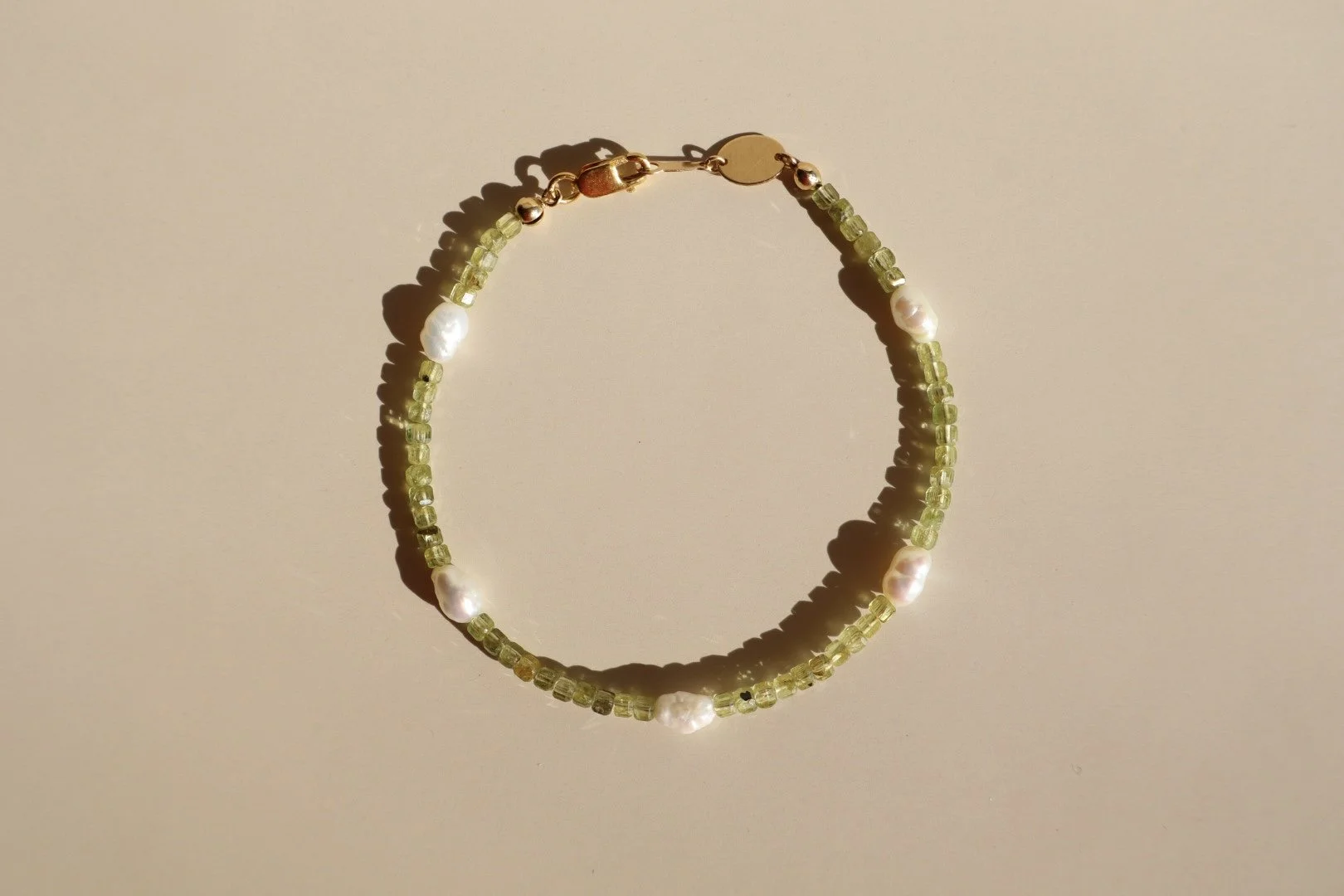 Peridot Beaded Bracelet