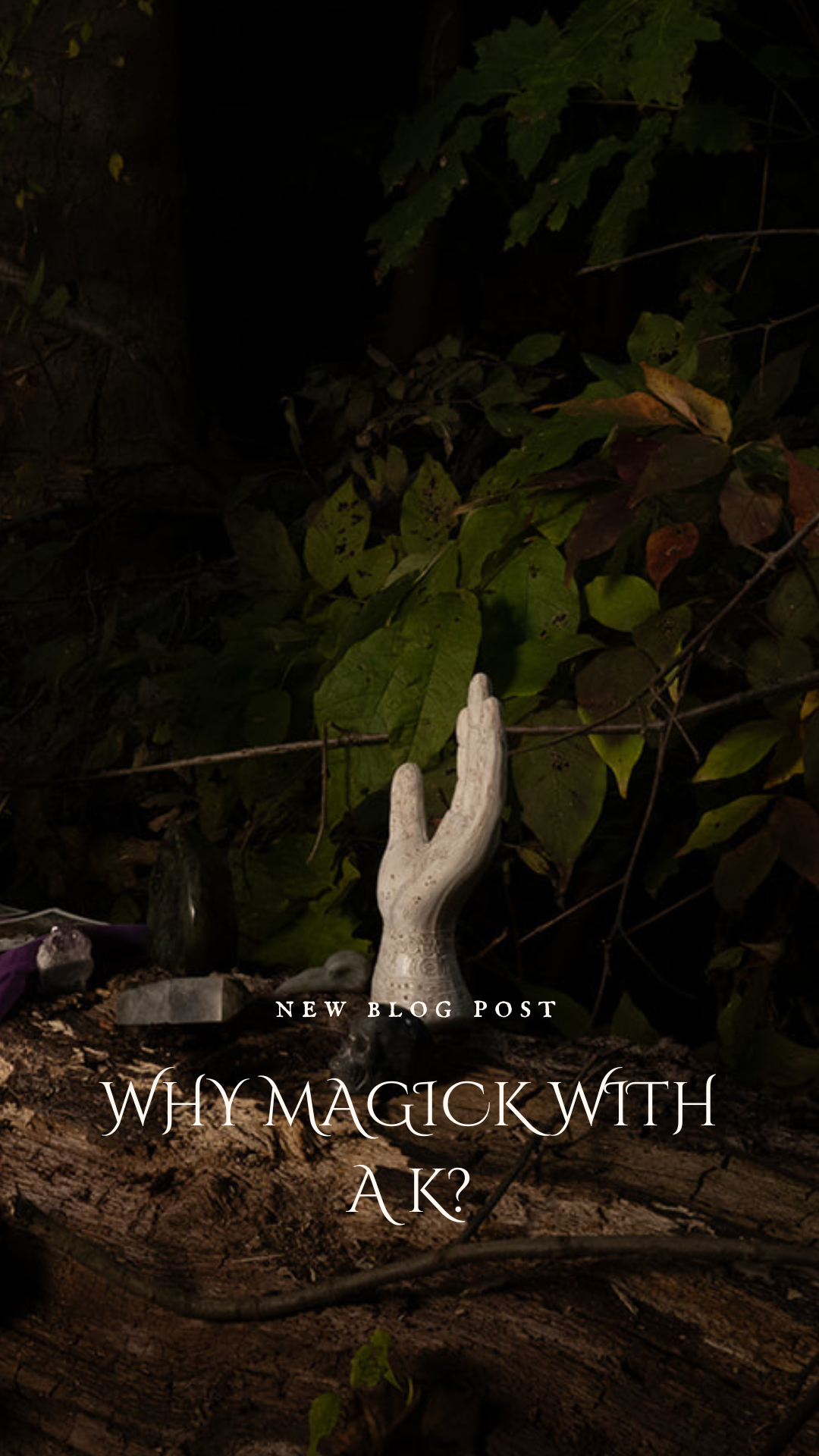 Why is there a K in Magick?