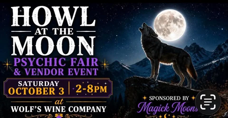 Howl at the Moon~Psychic & Vendor event