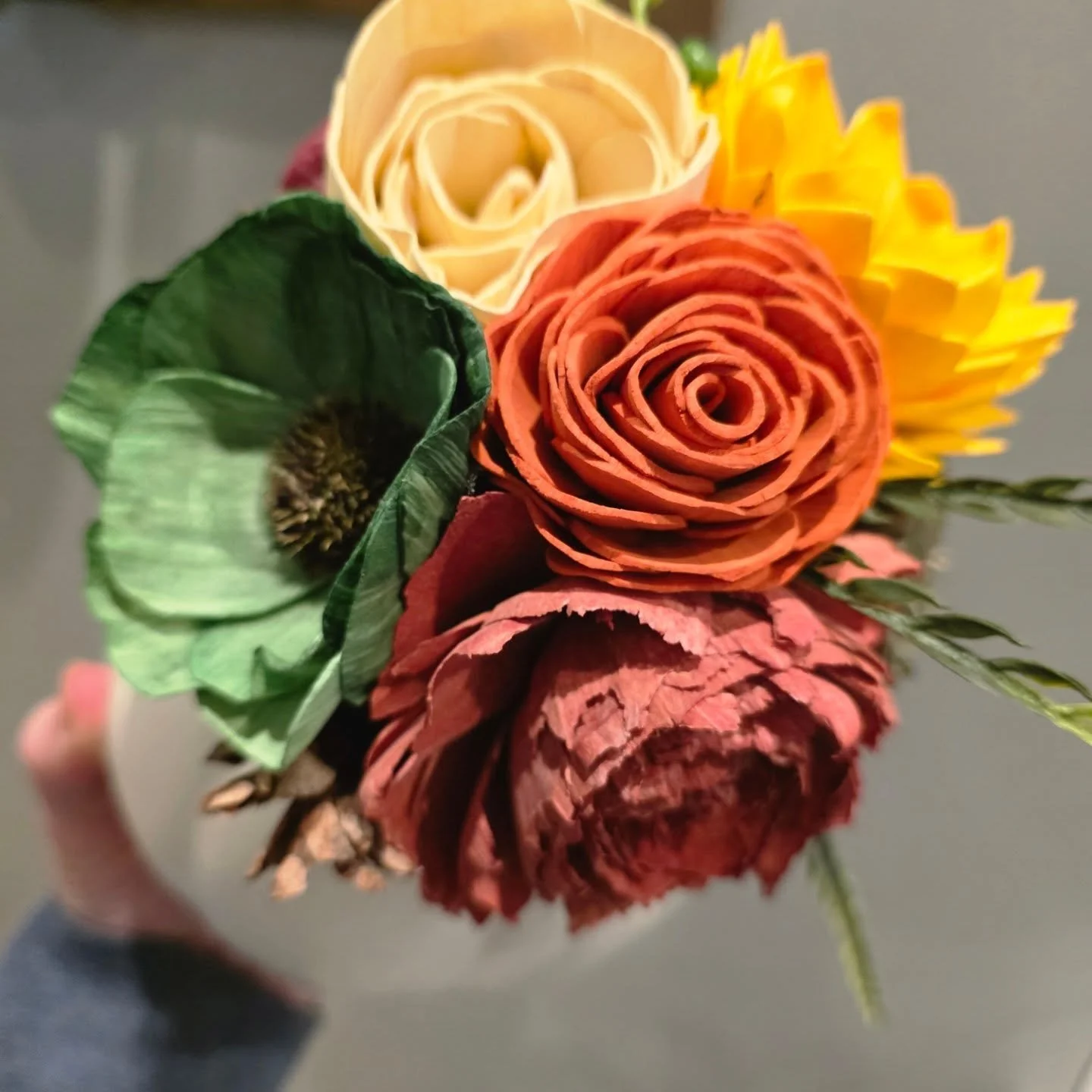 Custom Order
Wood Flower Pumpkin Bouquet

Thank you Jennifer for your order! 💜 We have limited white left but plenty of orange. Pumpkin bouquets are made to order.