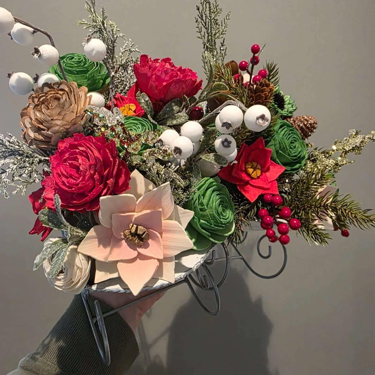 Two Sleighs
Two complimenting looks
One Large Cornucopia filled with fall goodies

Thank you Diana. Your returning orders make me smile so big!!! I love creating whatever you ask me to too! Cannot wait for the next one. 

Thank you so much to each of