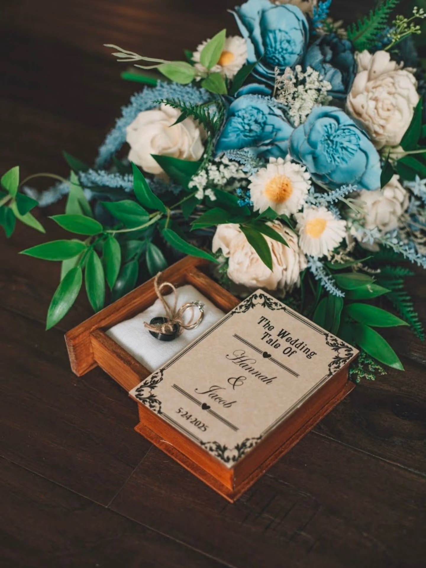 Hannah &amp; Jacob were married May of this year 💜 Hannah reached out to me to create her gorgeous wedding bouquet and boy is it one of my favs to date! It was a one of a kind creation to complete her beautiful day! 

Thank you for trusting me with 