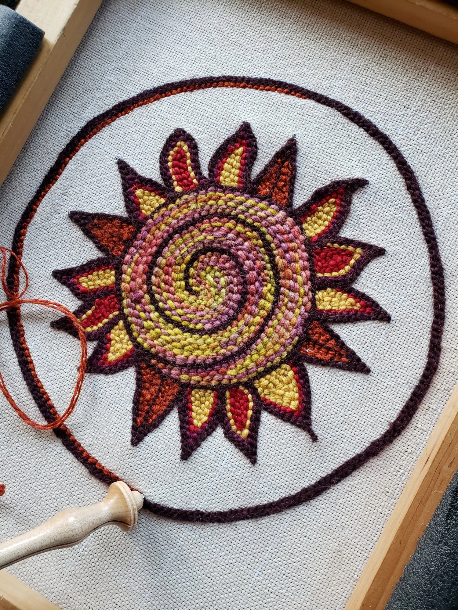 Punch Needle Rug Hooking