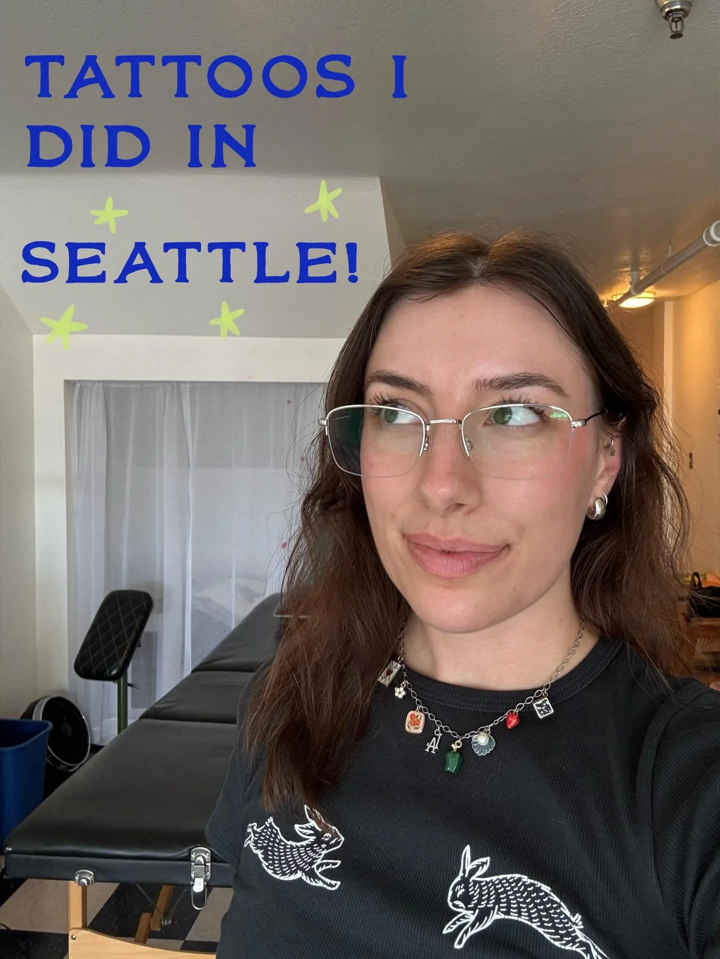 Seattle tattoo dump 🌦️ had literally the best time. Cannot wait to come back soon! 🩵