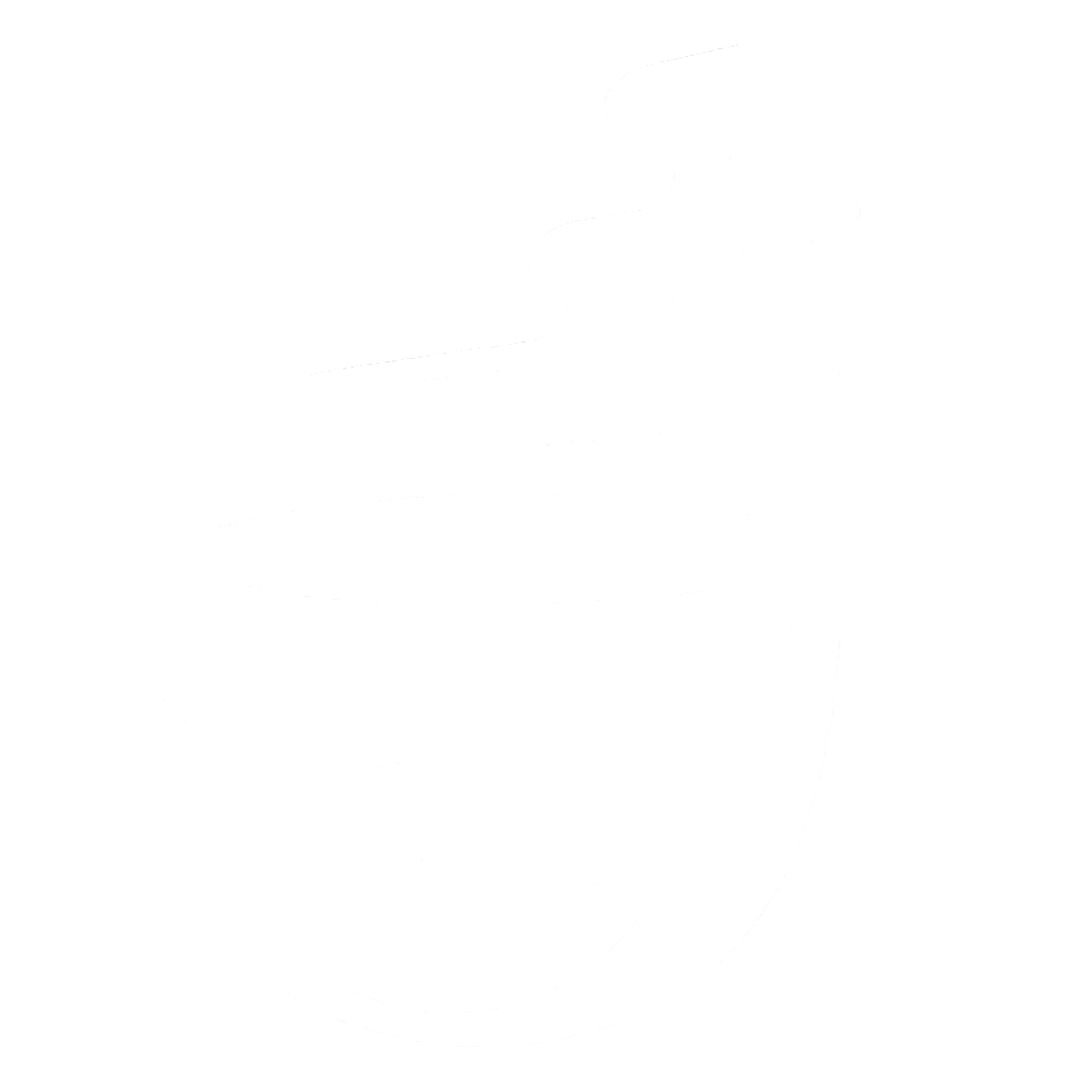 Die Silhouette eines medizinischen Symbols, das ein Stethoskop darstellt, auf einem schwarzen Hintergrund.