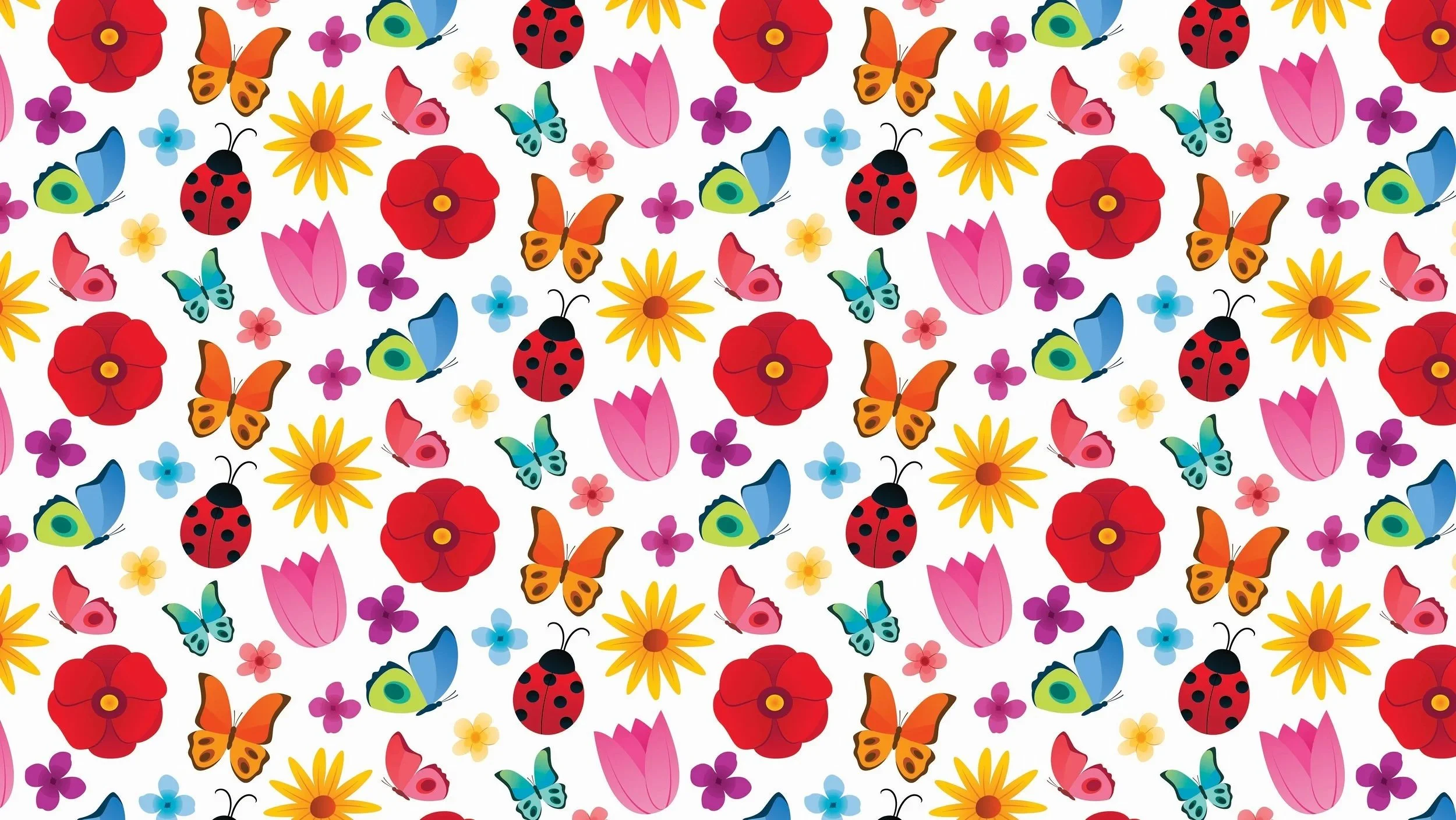 Mother's Day Insect Pattern
