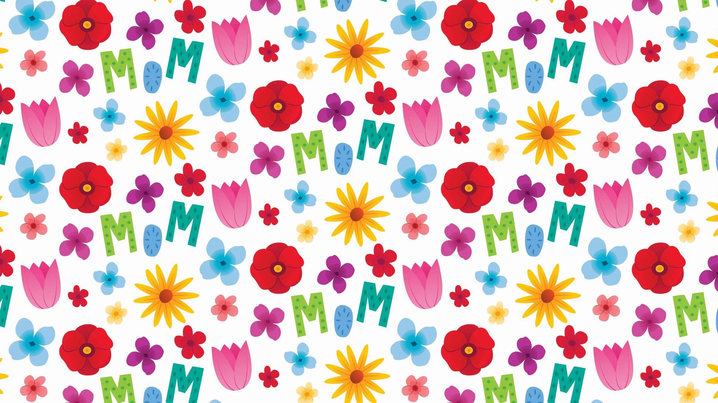 Mother's Day Floral Pattern