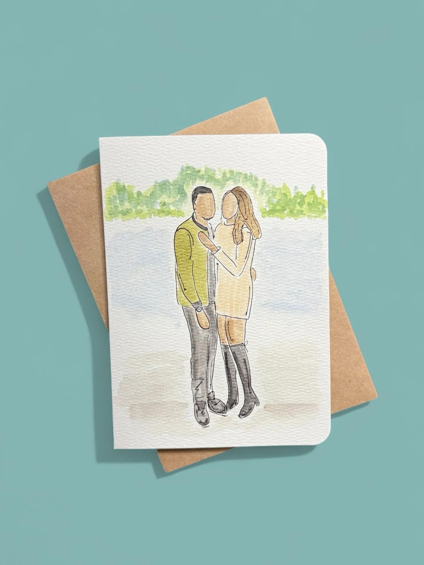 cheers to the newlyweds &mdash; may your forever be filled with laughter and adventure! Congratulations Britney and Brandyn! 💍✨ another custom creation for my sweet friend @livinfinity 💌📬