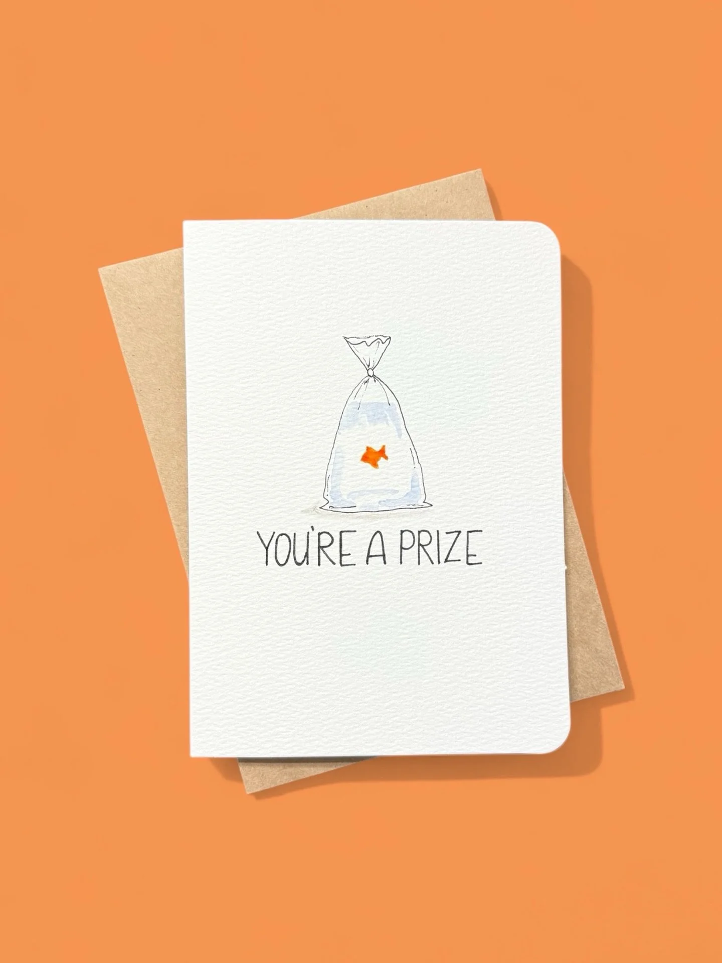 repeat after me: you are the prize! 👏🏻🏆🐠 i live for the fun + unique ones like this! 😍💌📬