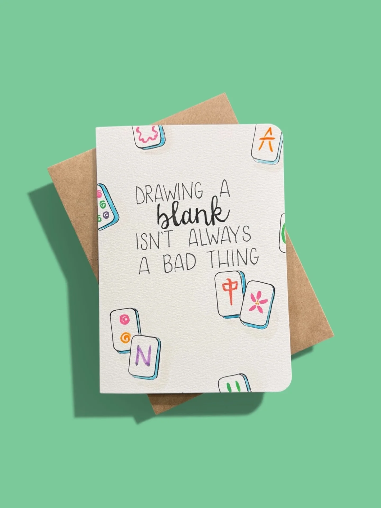 peace, love and mahjong! ☮️🩷🀄️ who wants to teach me? I have no clue what I&rsquo;m doing, and everything I learned was on my grandmas desktop computer in the early 2000s 🤣 new mahjong styles dropping tomorrow! 💌📬 #mahjong #watercolor