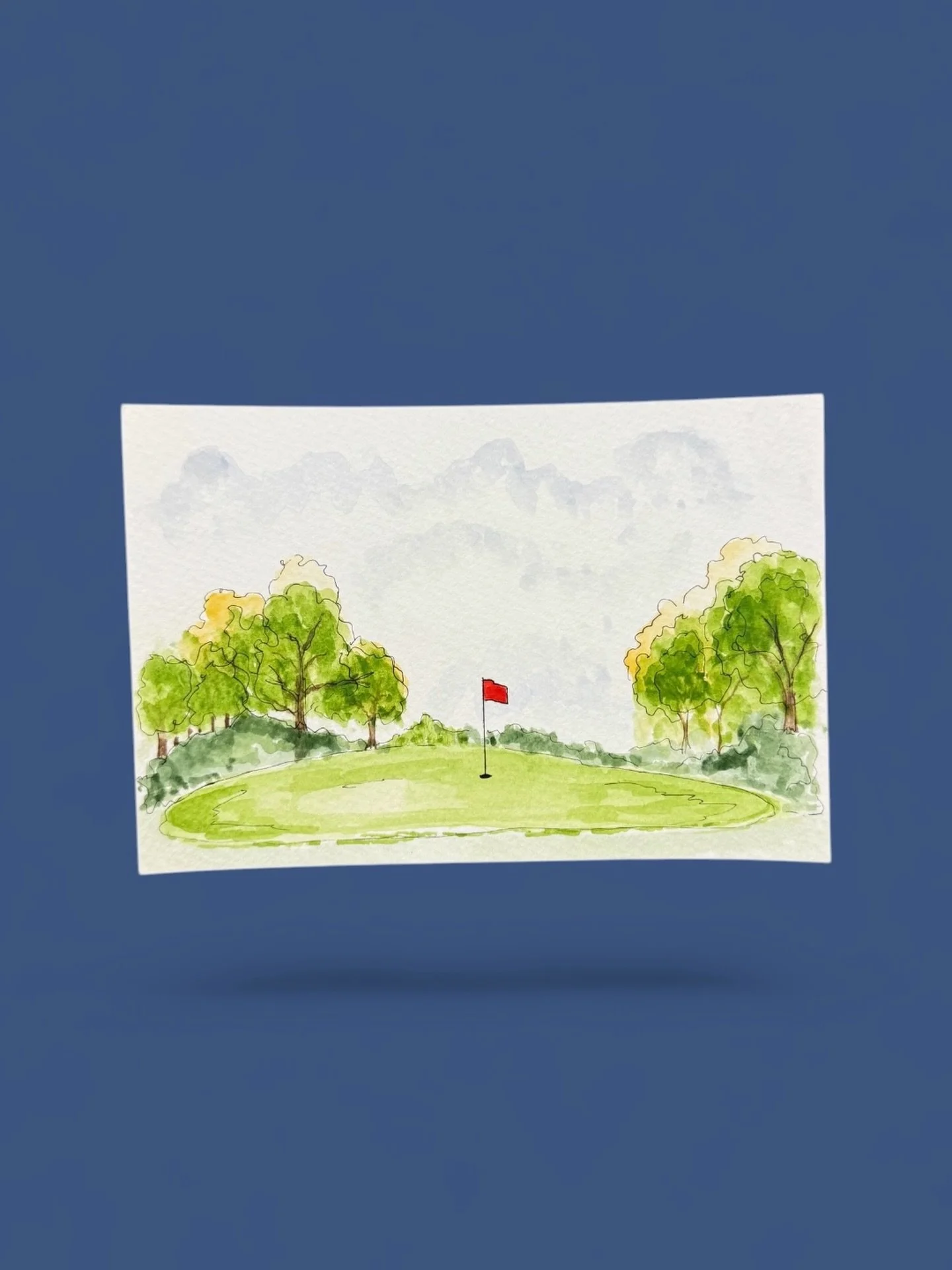 the single greatest week in sports, and I&rsquo;ll hear nothing else! ⛳️ My Taste of the Masters box delivers tomorrow morning, and I&rsquo;m fully embracing the incoming pimento cheese coma! 🧀💌📬 #masters #watercolor #handpainted