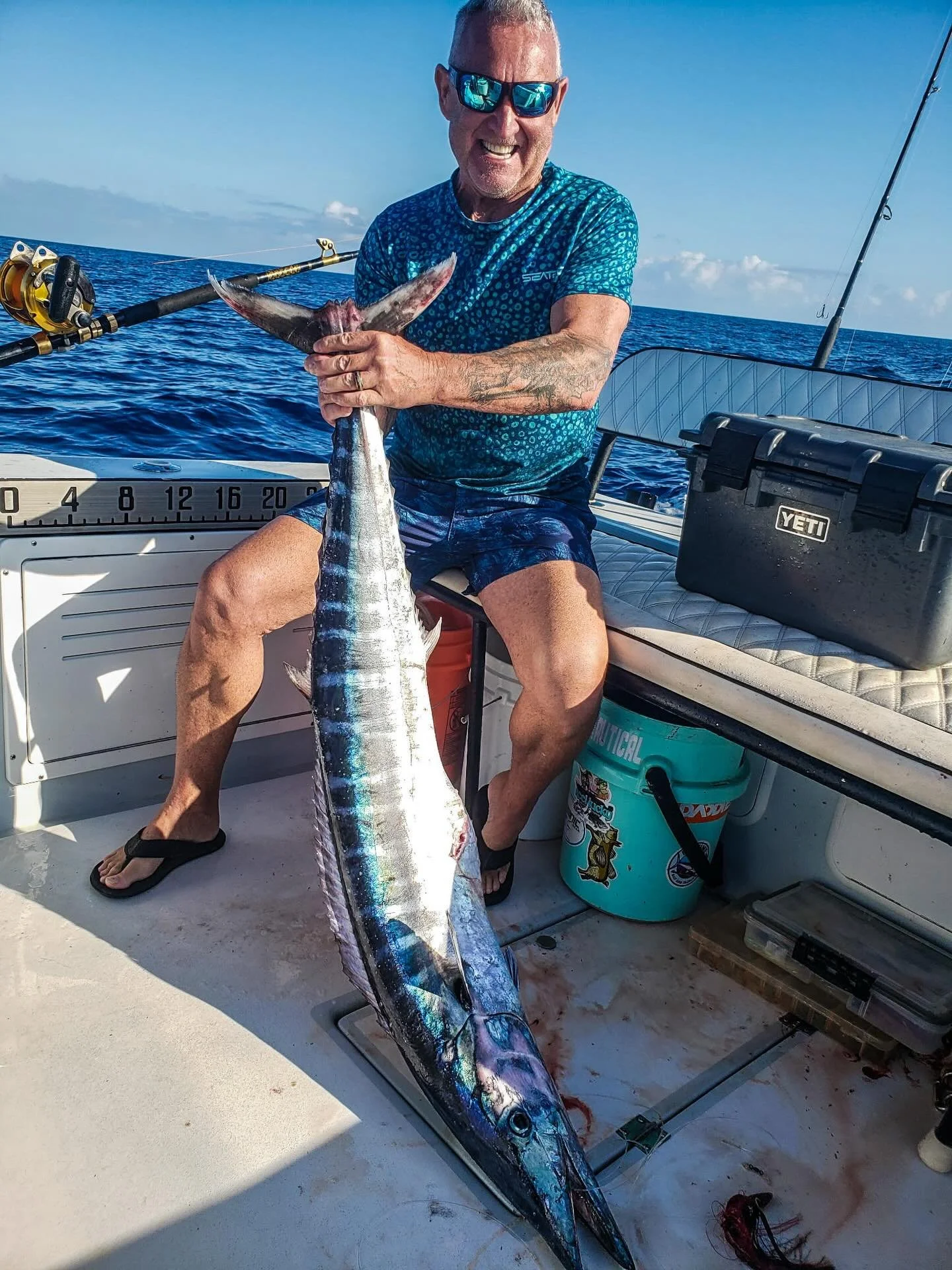 Wahoo season in full swing! Another rocket landed with Hennessy Sportfishing ⚡🎣 📍Marathon, Florida Keys  #floridakeys #marathonflorida #marathonkeys #keysfishing #flkeysfishing #floridakeyslife #charterfishing #fishingcharter #captainlife #ontheboa