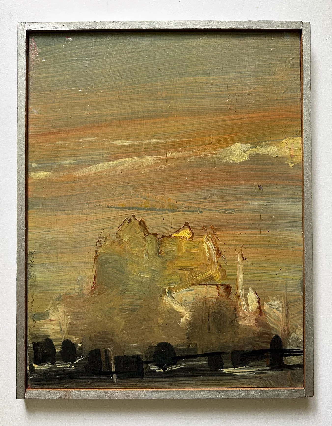 Spain - acrylic on wood panel - 12 1/2H" x 9 3/4" W
