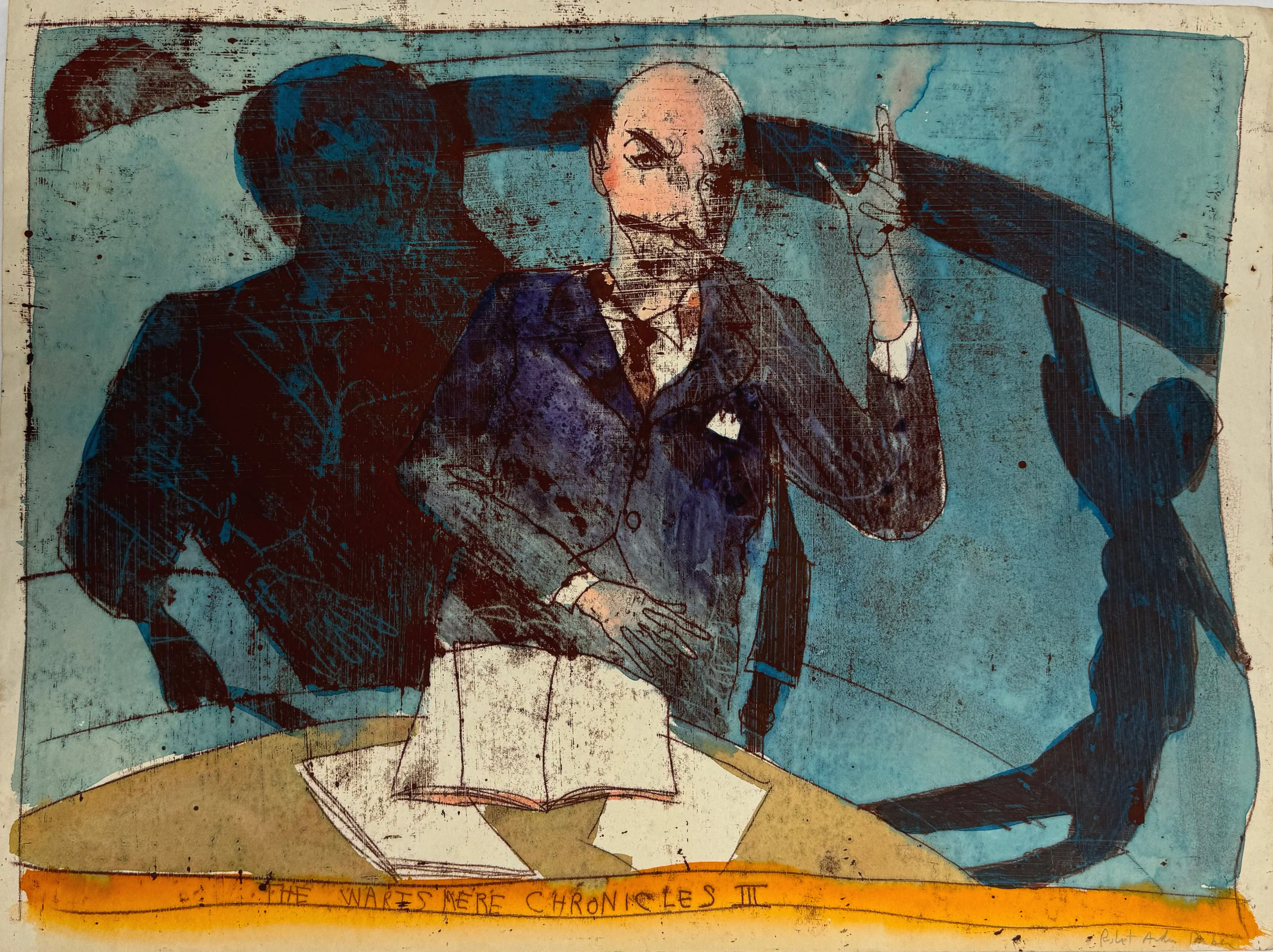 The Warismere Chronicles III - monotype on paper 