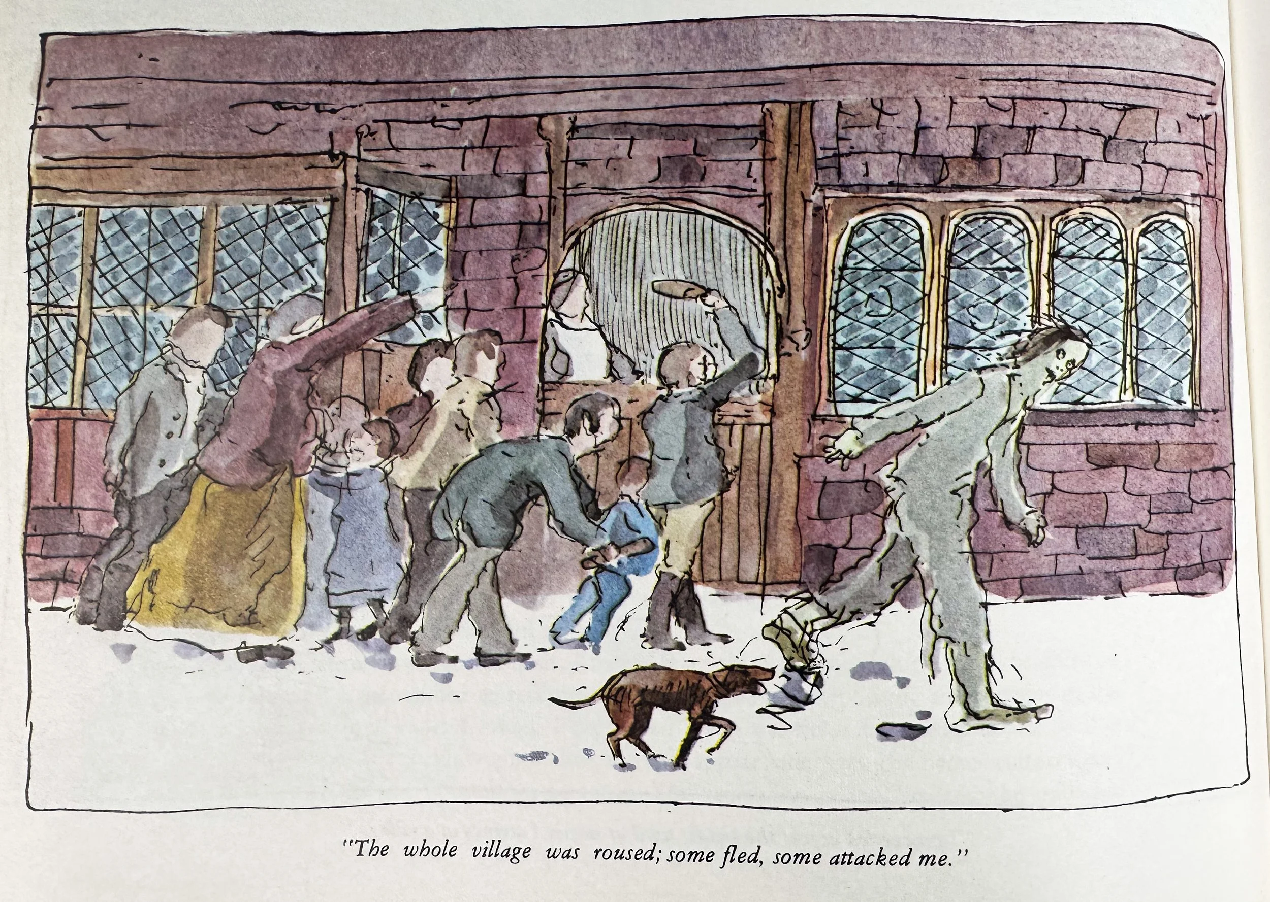 Robert Andrew Parker's Illustrated Frankenstein  - pg 55