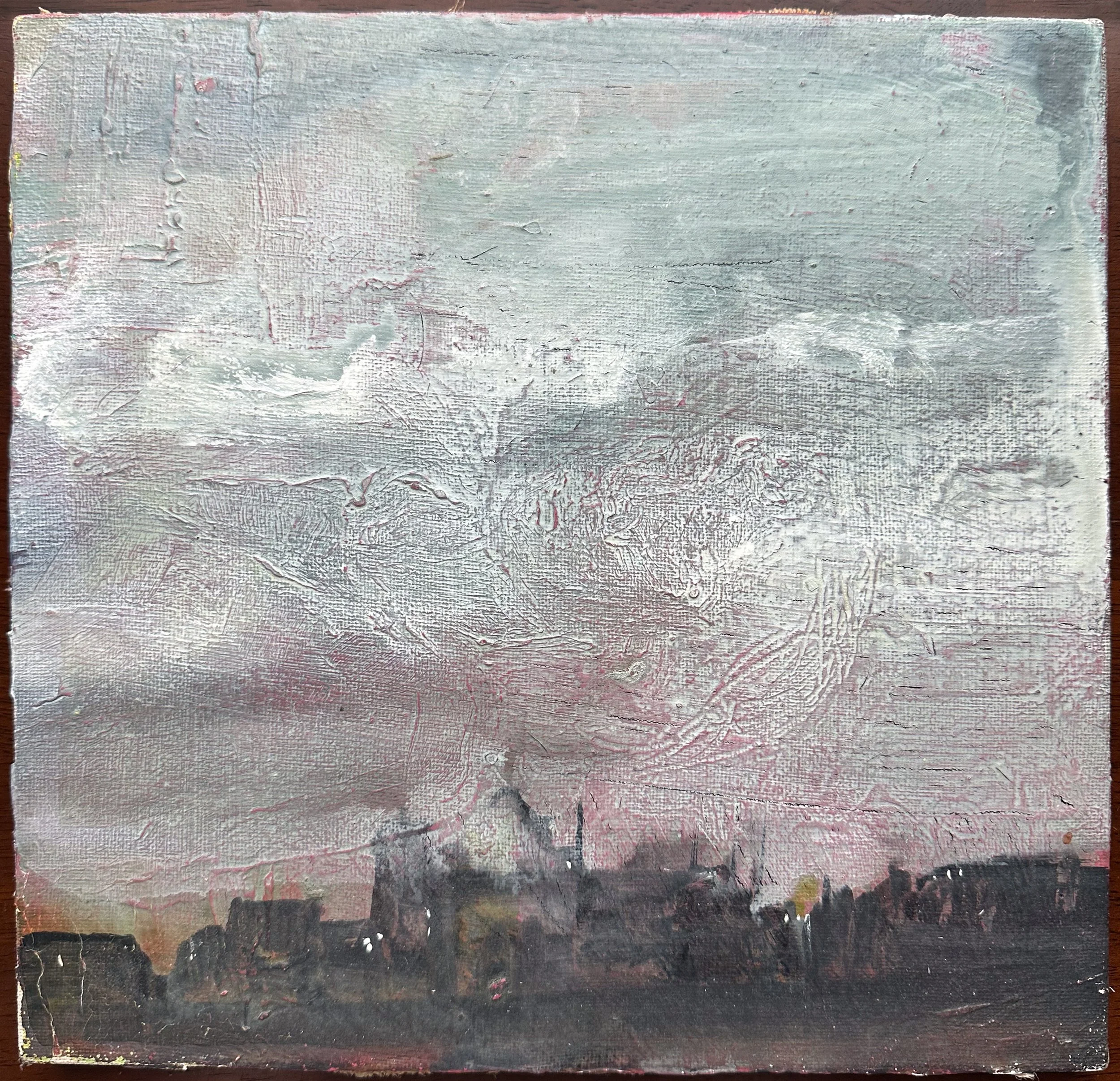 Edinburgh - acrylic on canvas - 10 1/2"H x 10 3/4"W