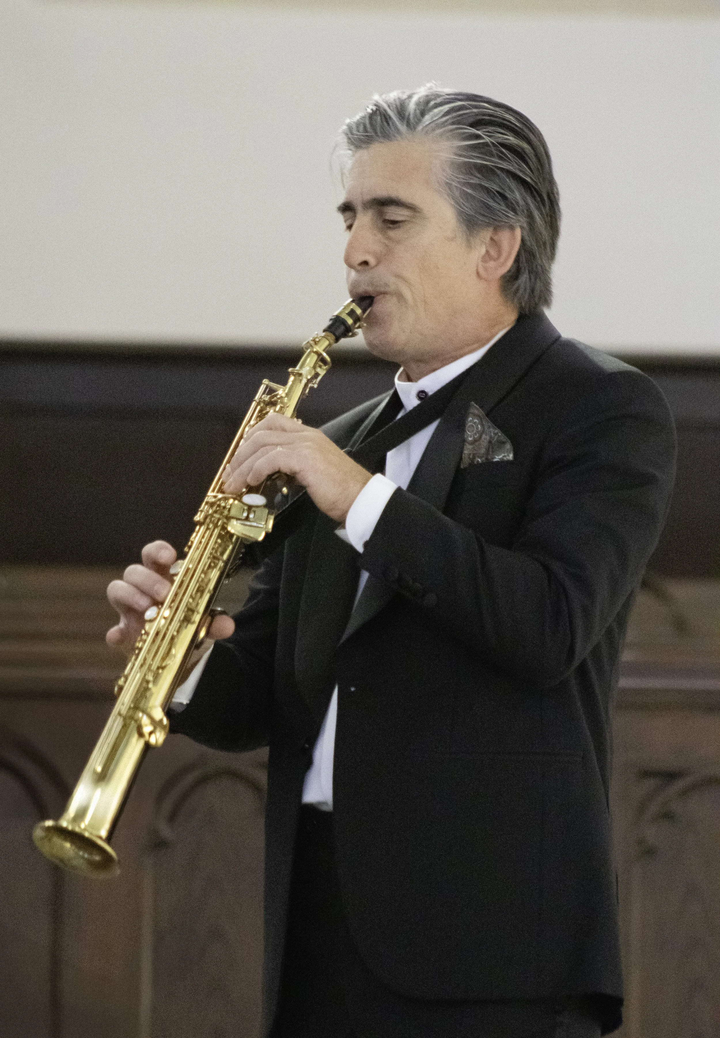 soprano sax...an opportunity to add a mystique to our performance's "prologue"