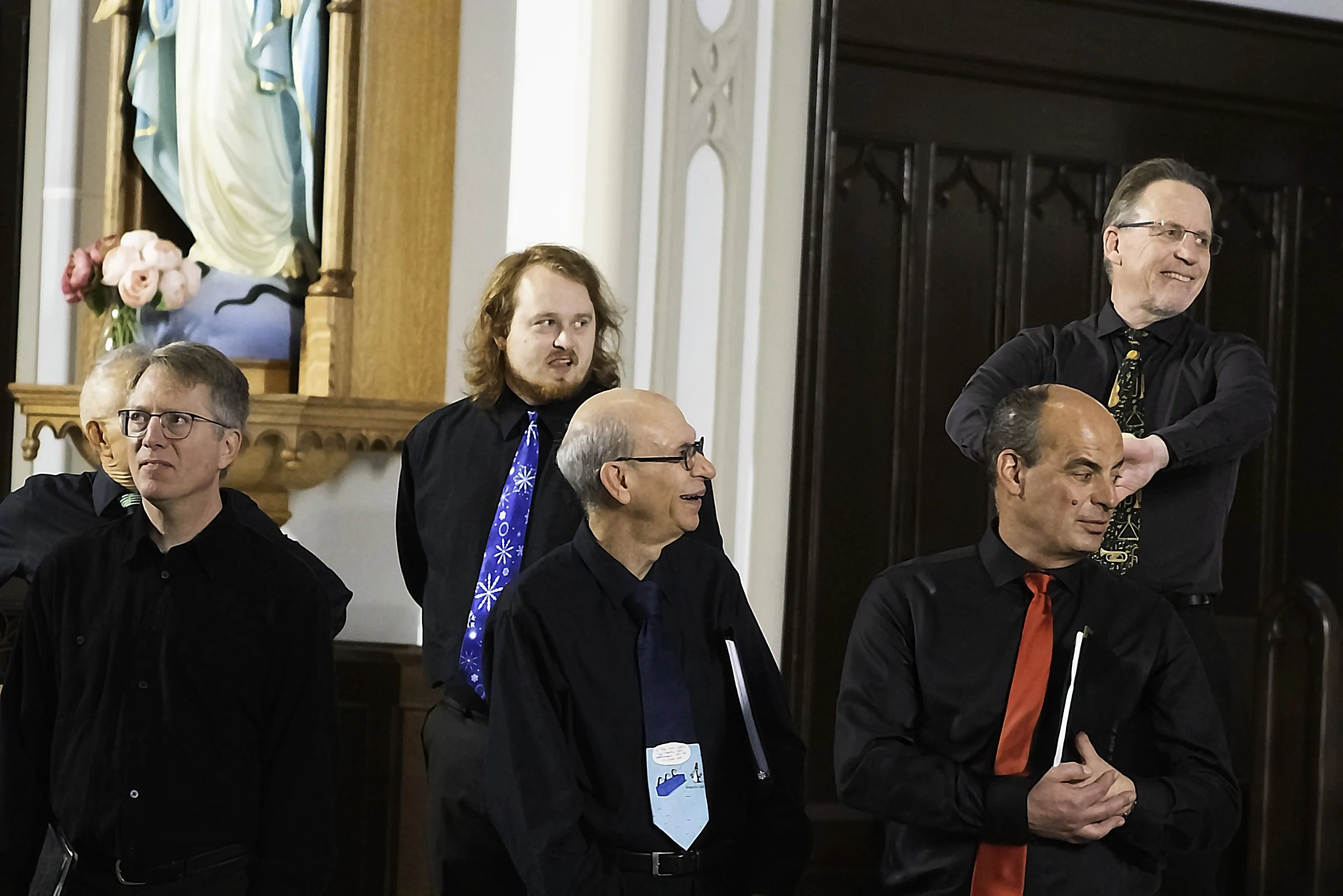 Having some laughs during dress rehearsal...we're serious about making great music, but not at the expense of having fun doing it