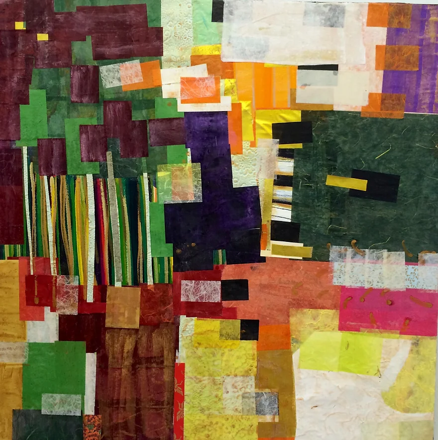 Untitled 6 36" x 36" Mixed media on paper
