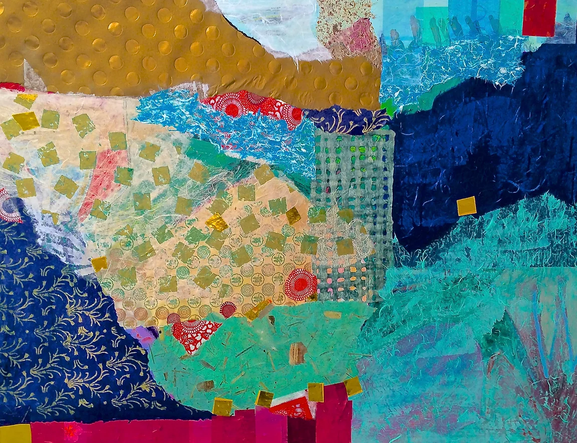 Untitled 10 36 x 48" Mixed media on paper