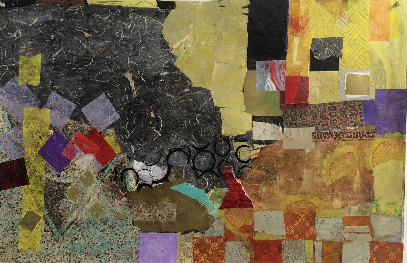 Untitled 11 26" x 40" Mixed media on paper
