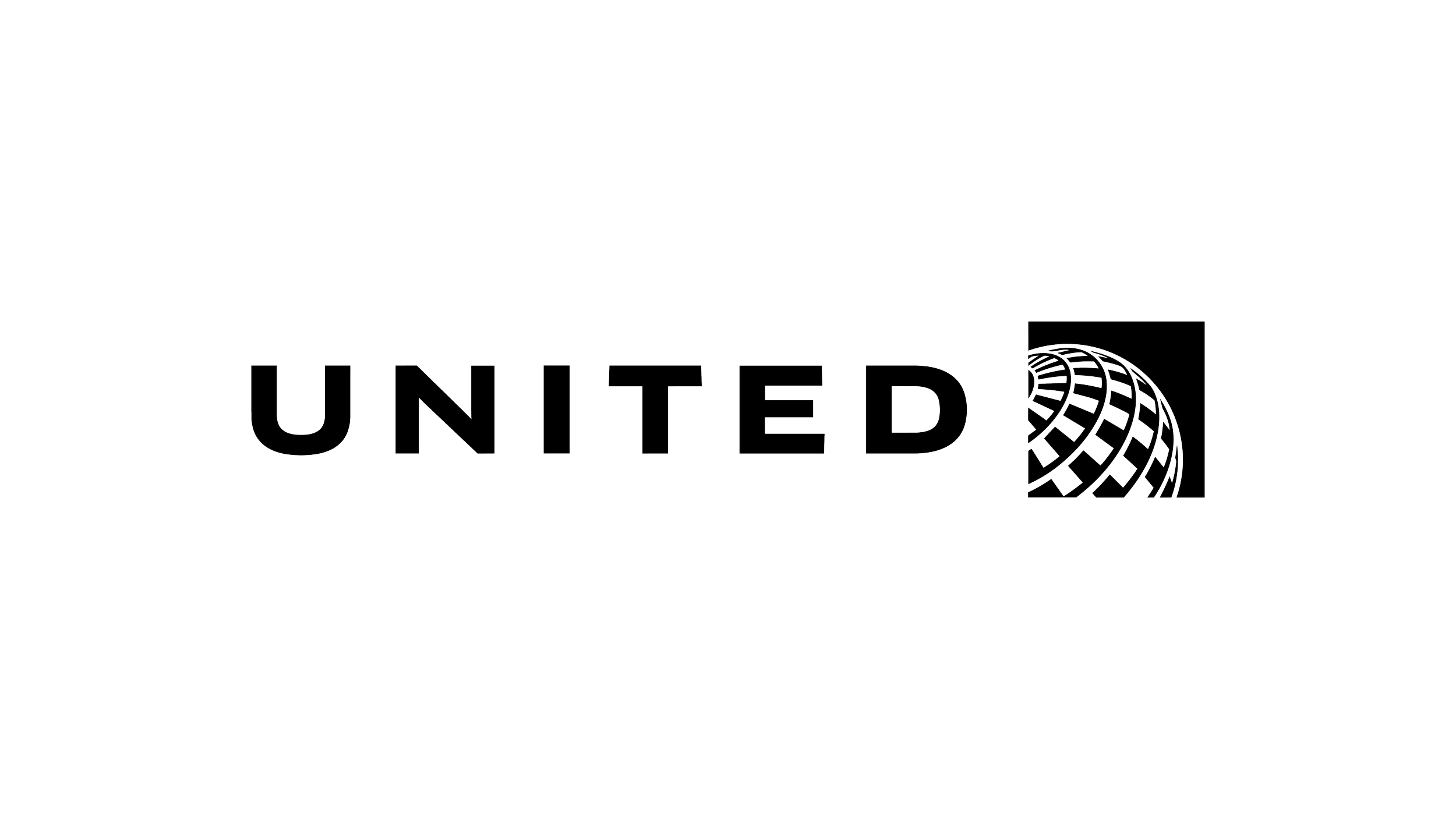 Graphic with the word 'UNITED' in large letters and a stylized globe logo to the right.