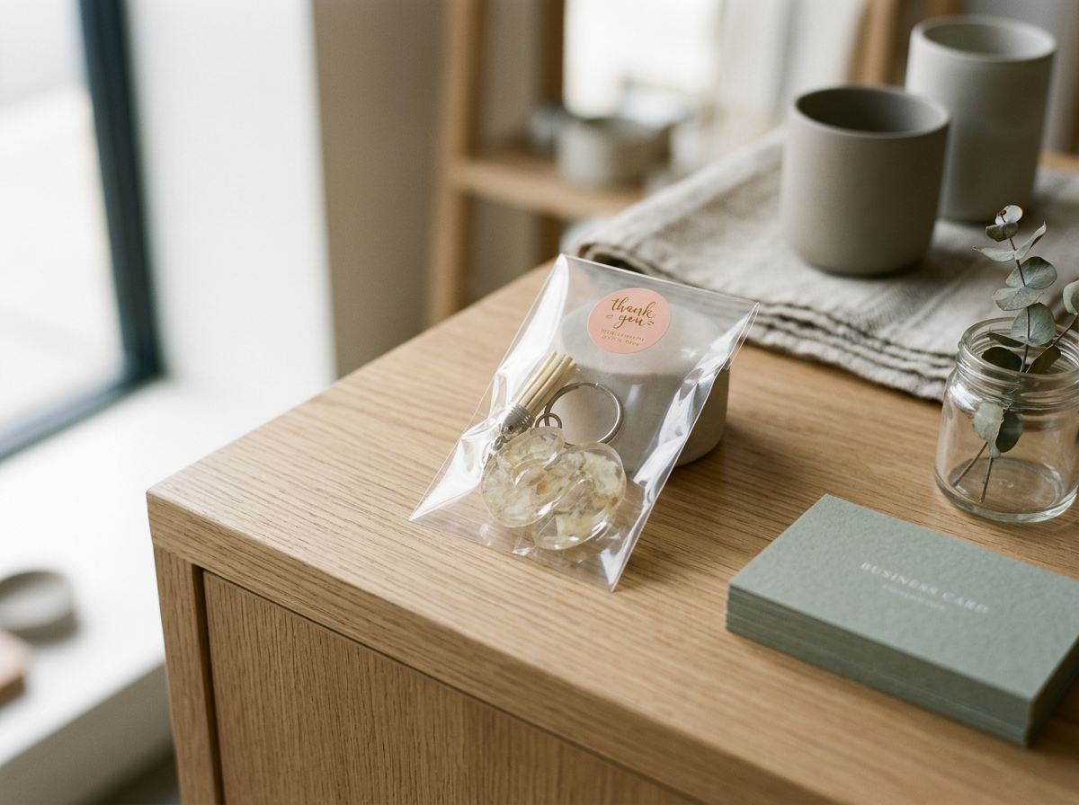 Initial Flower Preservation Resin Keyring – Personalised Keepsake