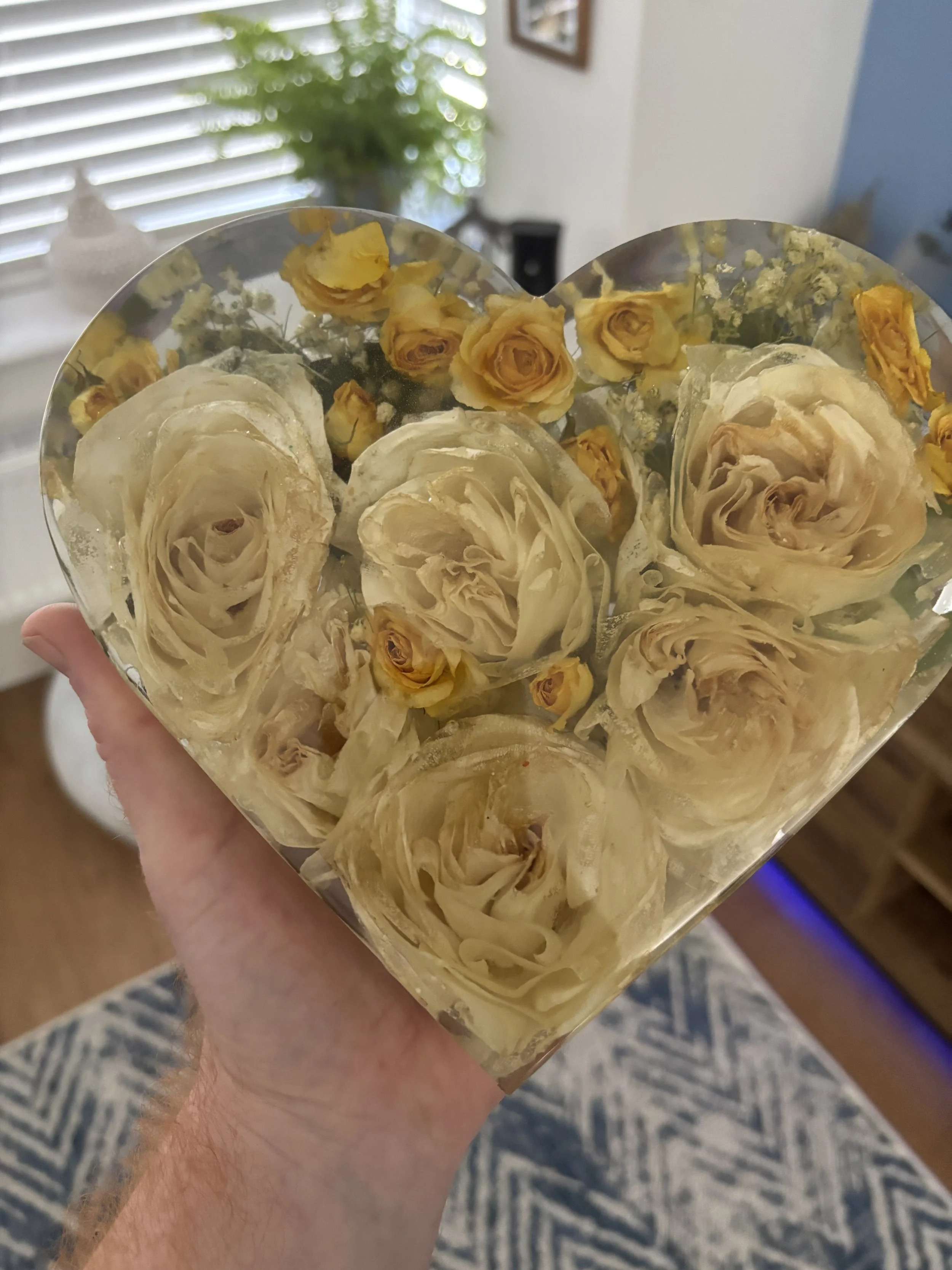 Heart Shaped Flower Preservation