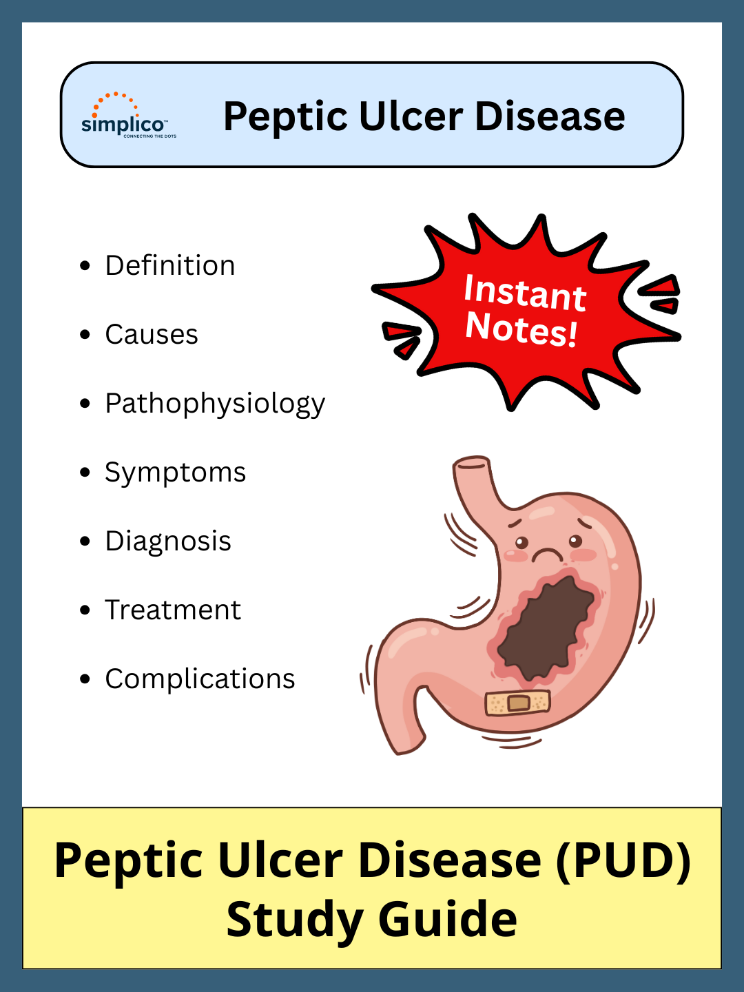Peptic Ulcer Disease - Study Guide