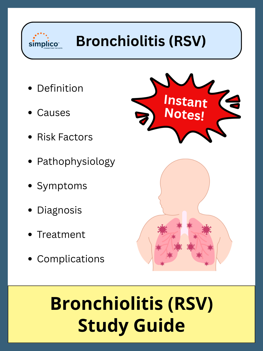 Bronchiolitis (RSV) - Study Guide