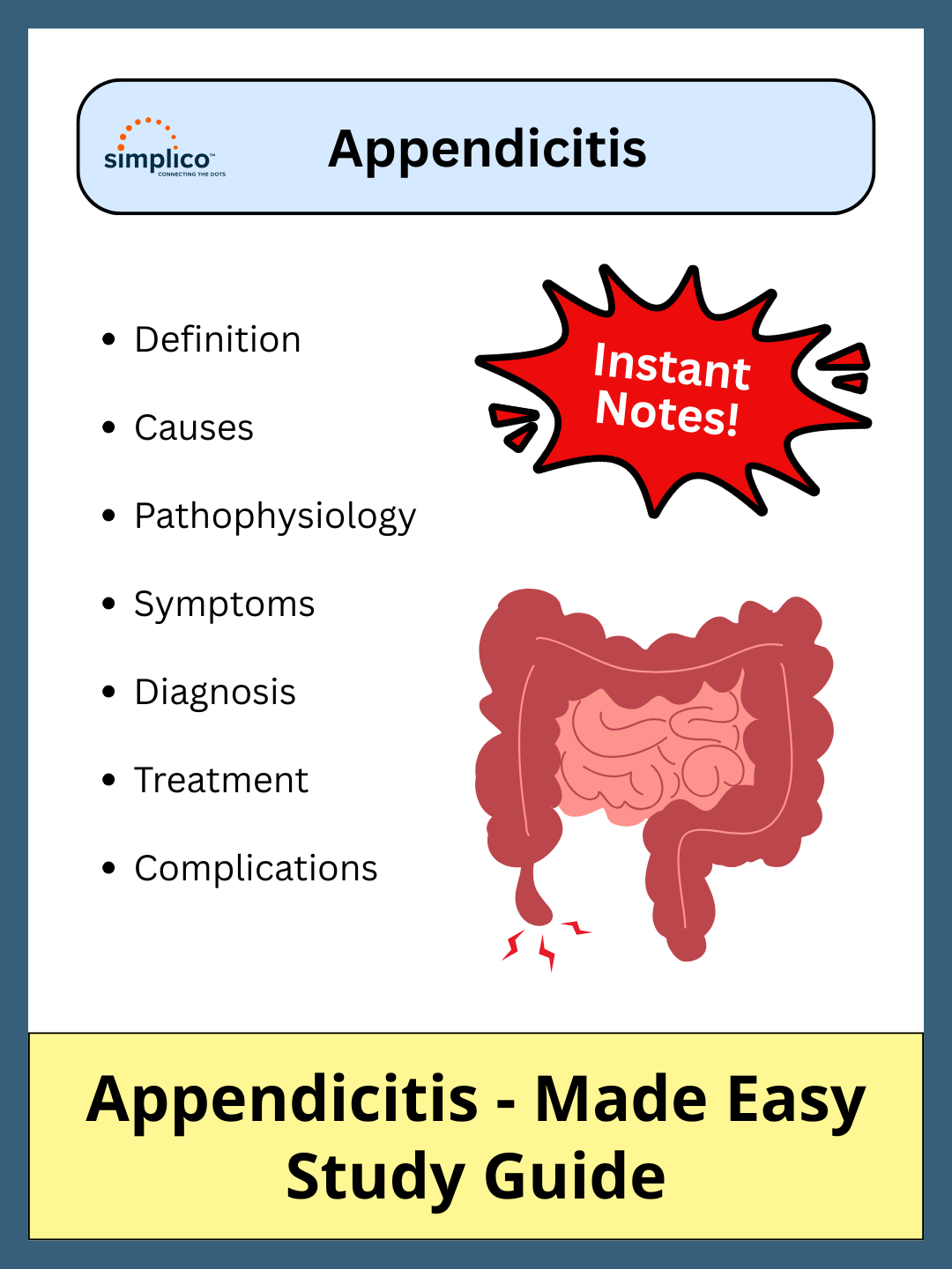 Appendicitis - Study Guide