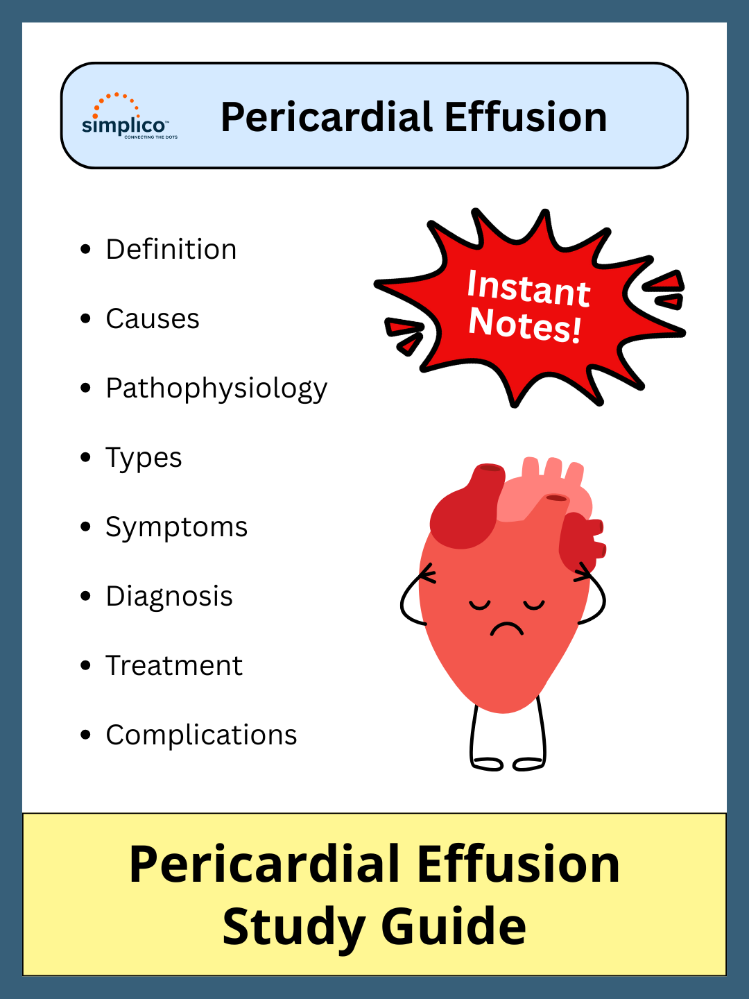 Pericardial Effusion - Study Guide