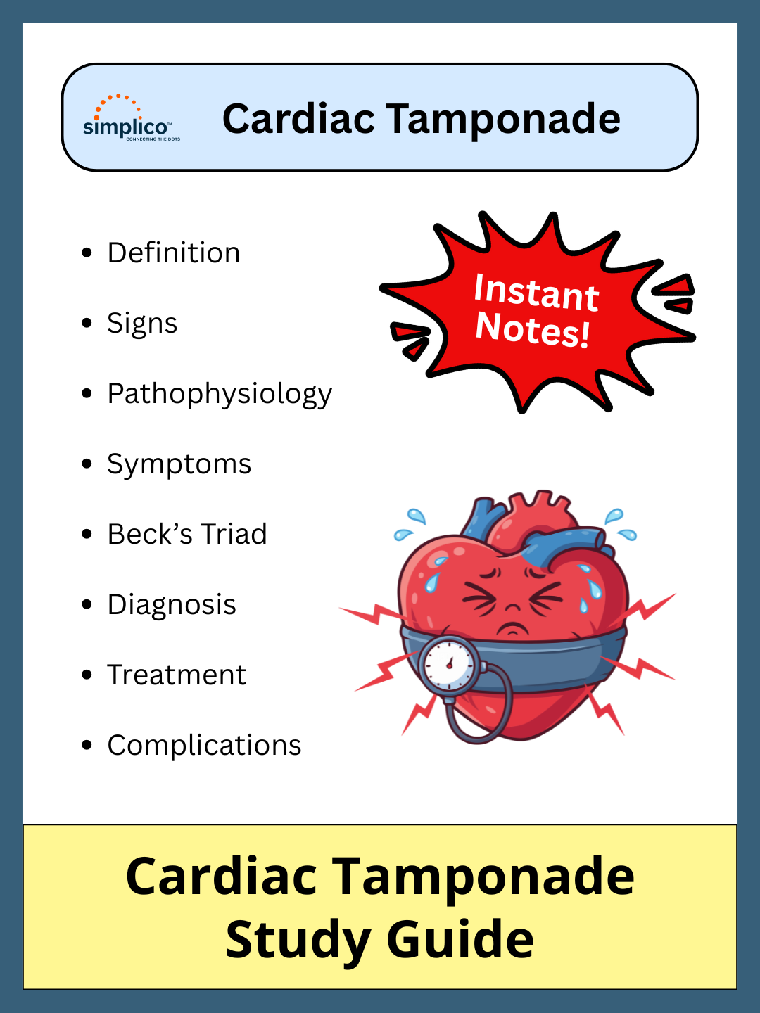 Cardiac Tamponade - Study Guide