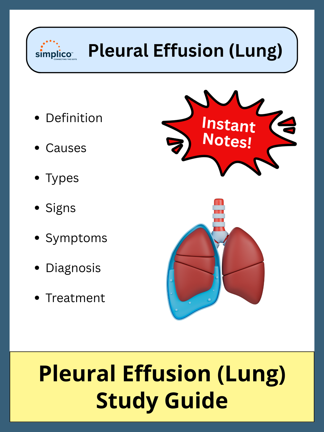 Pleural Effusion - Study Guide